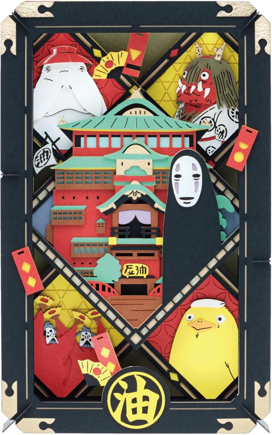 Ensky PT-L52 Spirited Away A customer at the bathhouse - Paper Theater