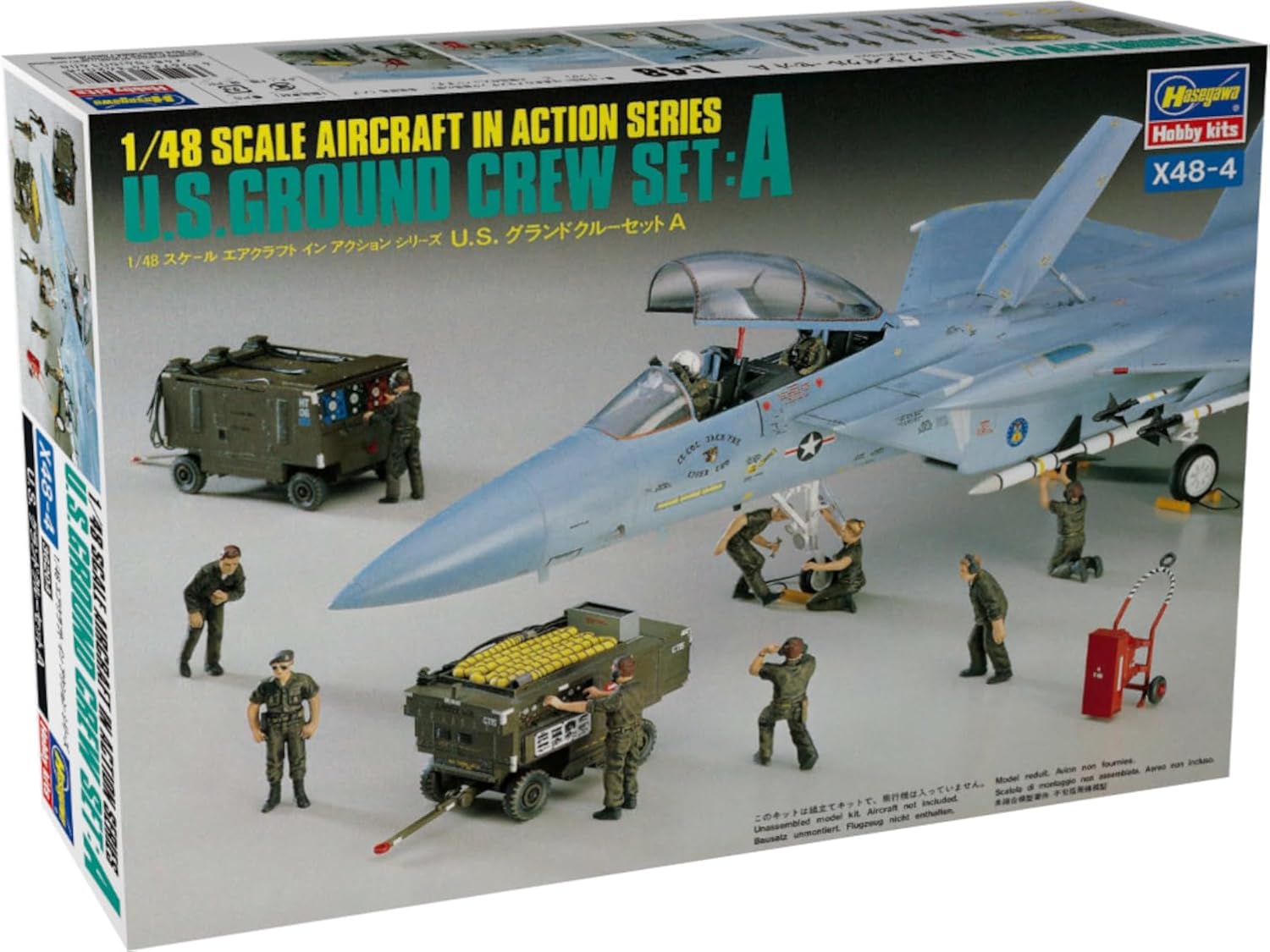 Hasegawa X48-04 1/48 US Ground Crew Set A - BanzaiHobby