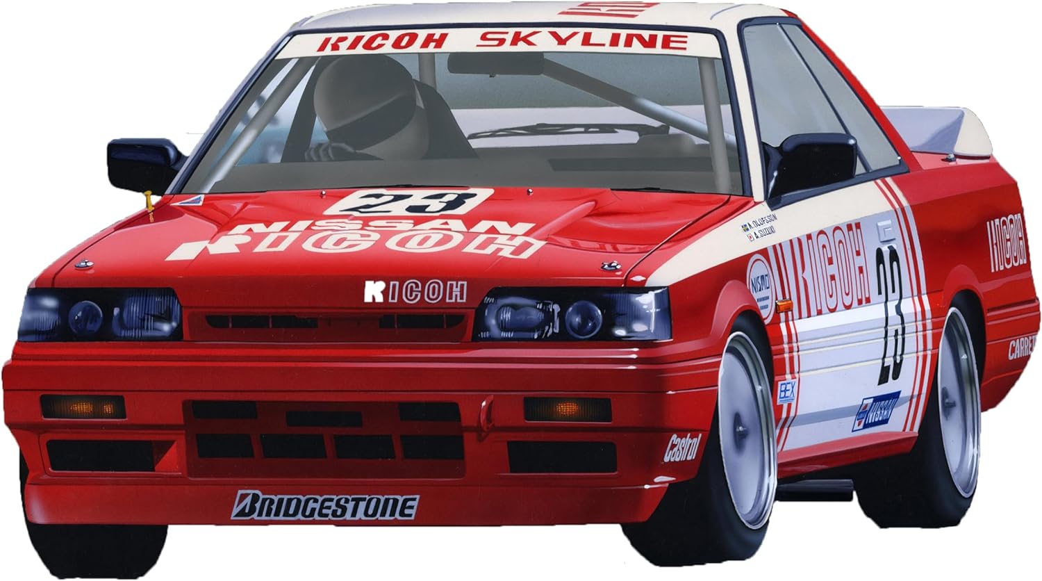Fujimi ID-313 1/24 Inch Up Series No.313 RICOH NISSAN SKYLINE GTS-R (R31 Gr.A Specifications 1988)