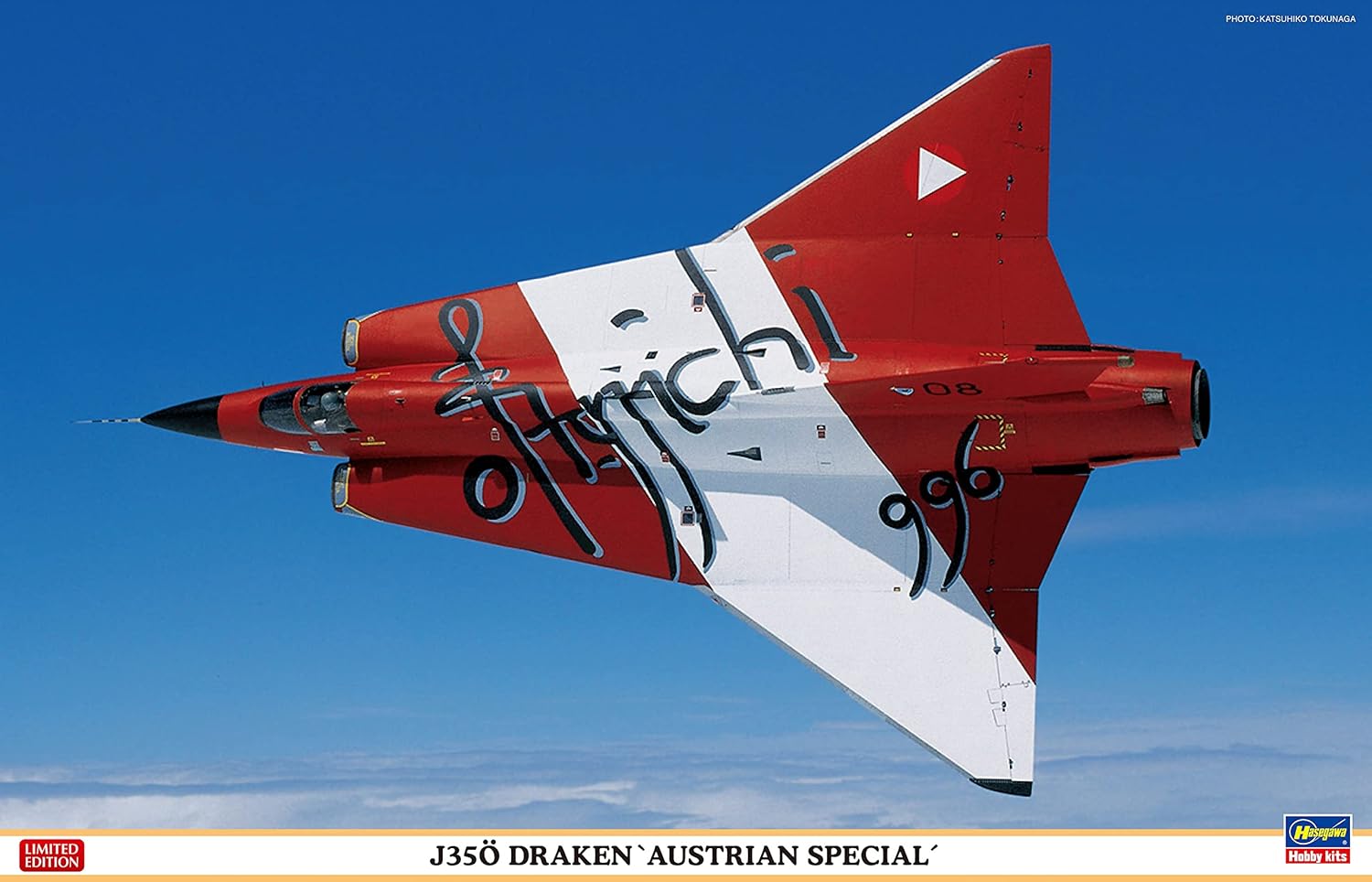 Hasegawa 07519 1/48 J35 Draken Especial Austriaco - BanzaiHobby
