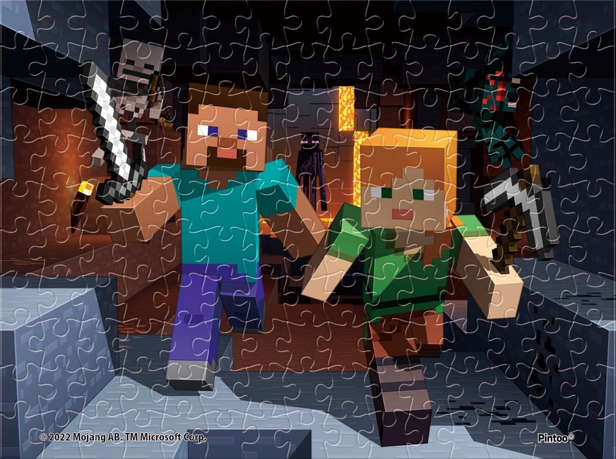 Ensky MA-70 Minecraft Escape! - Bean Puzzle (150 Pieces)