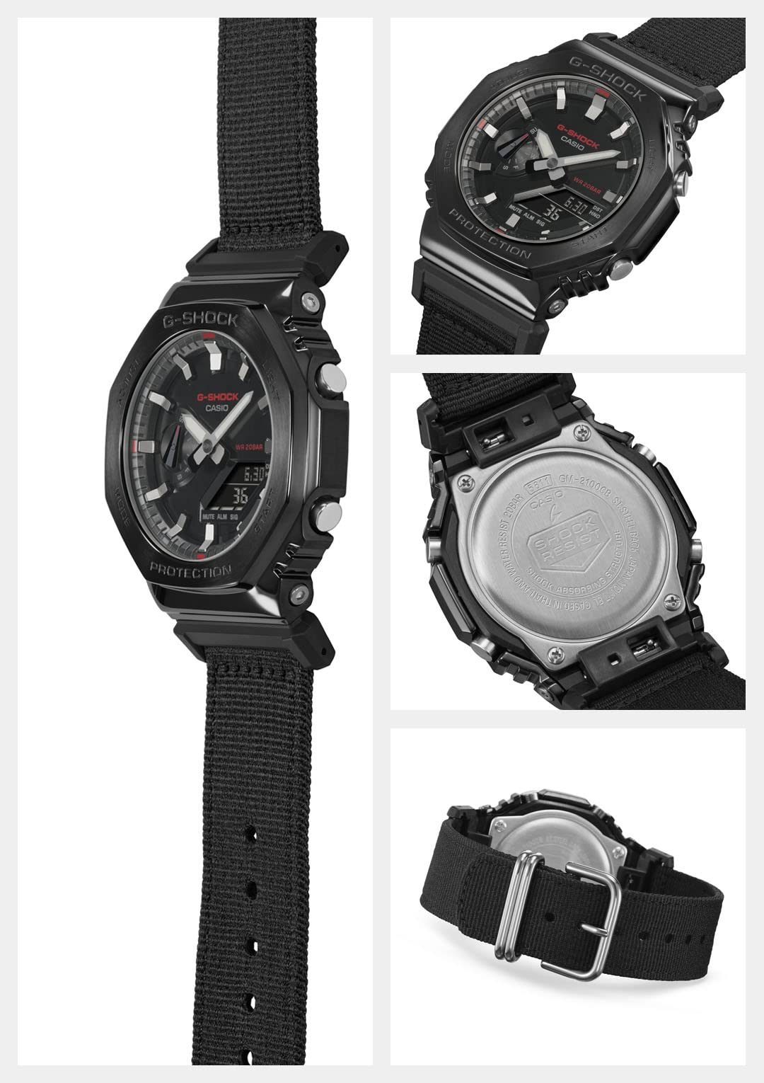[G-SHOCK] [カシオ] 腕時計 【国内正規品】 web限定 メタルカバード GM-2100CB-1AJF メンズ ブラック - BanzaiHobby