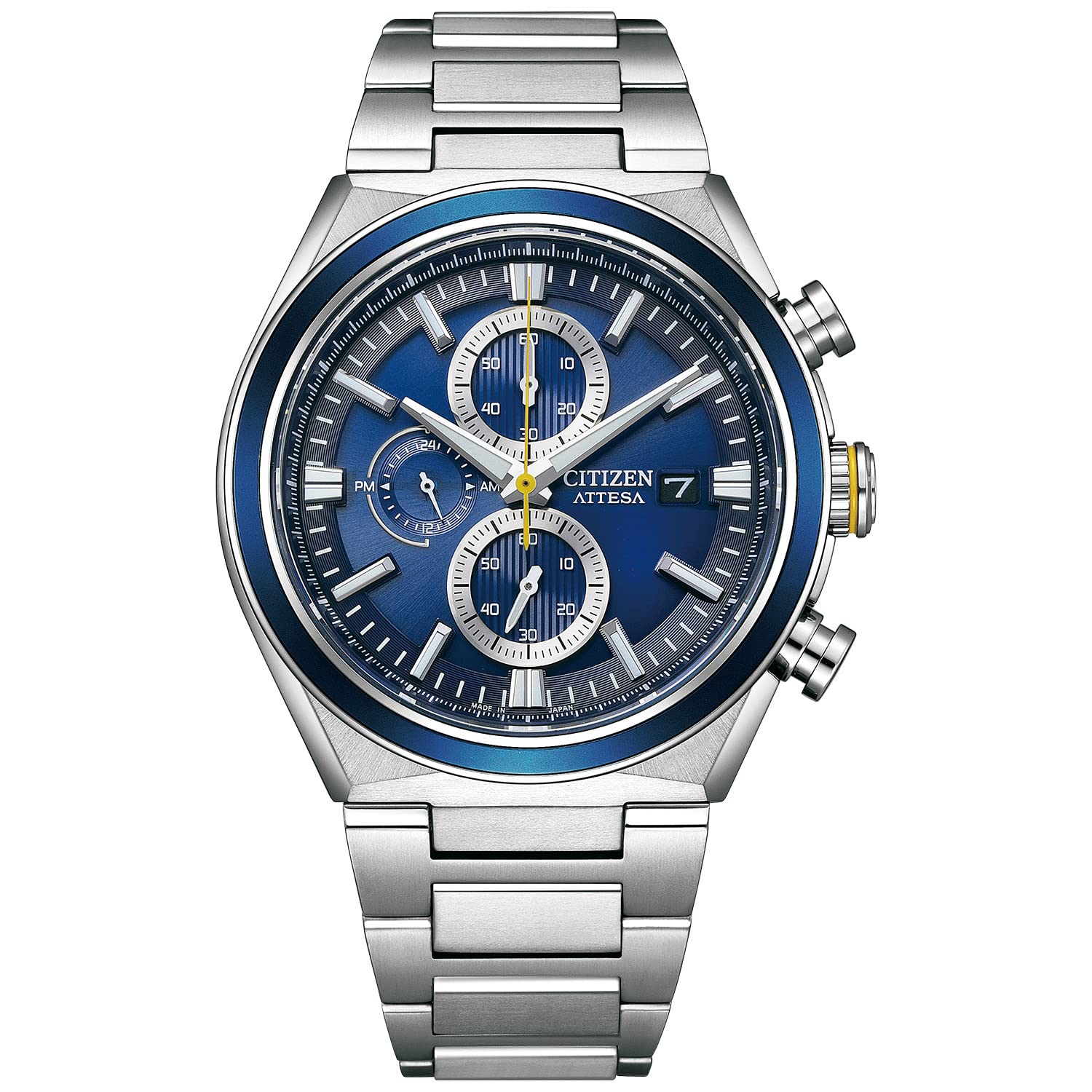 Reloj CITIZEN ATTESA Eco-Drive para hombre CA0837-65L azul marino - BanzaiHobby