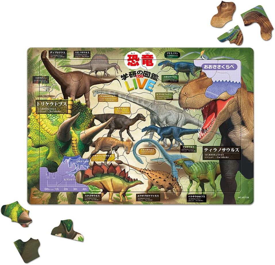 Tenyo ＭＣ－６０－７５８ Gakken's Illustrated Encyclopedia LIVE Dinosaur Encyclopedia