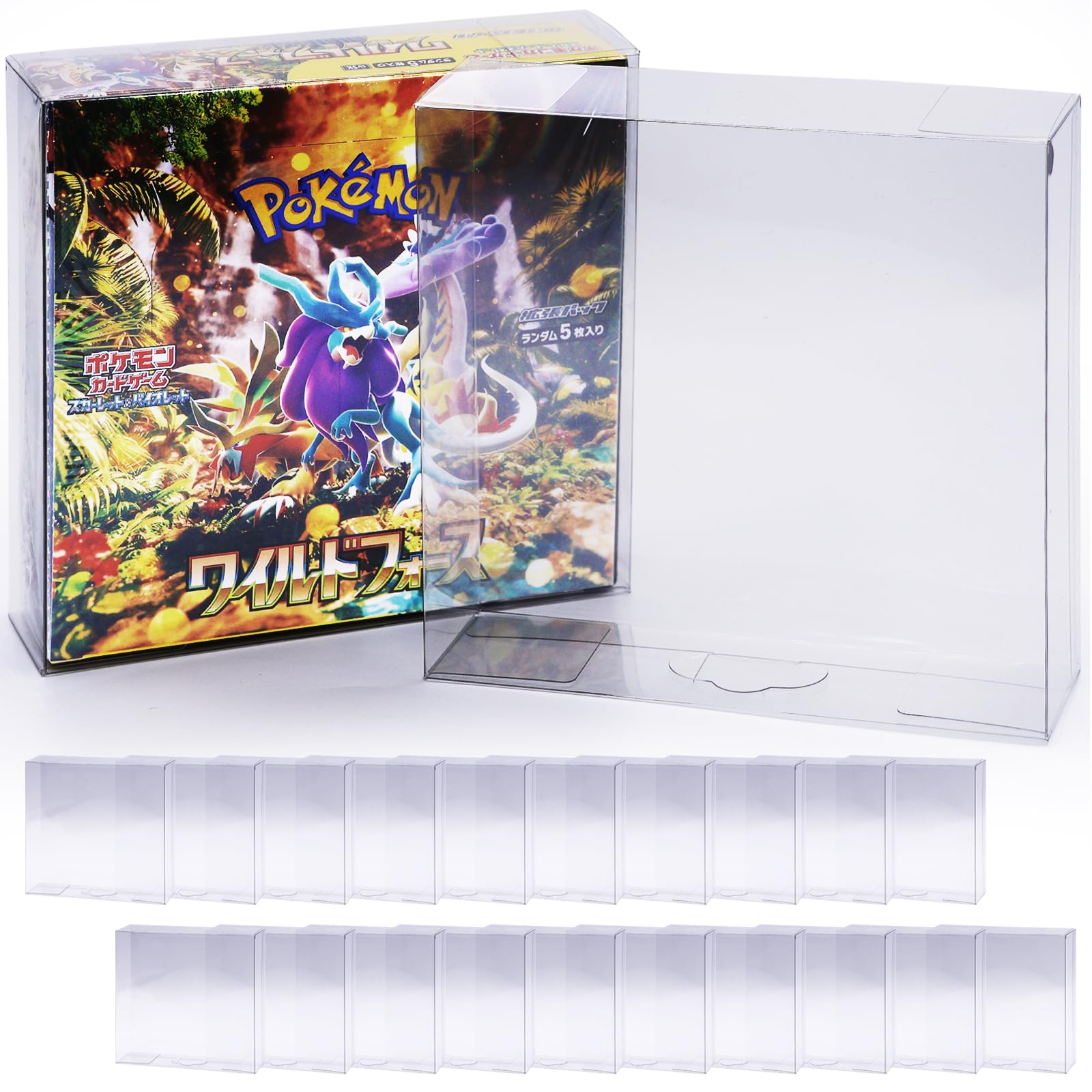 【コレクター共同開発】 ポケモンカード BOX ローダー ケース 保管用ケース 20個 UVカット BOXローダー BOXケース セミハードローダー ボックスローダー ボックスケース RIMINA (レギュラーBOX,20個) - BanzaiHobby