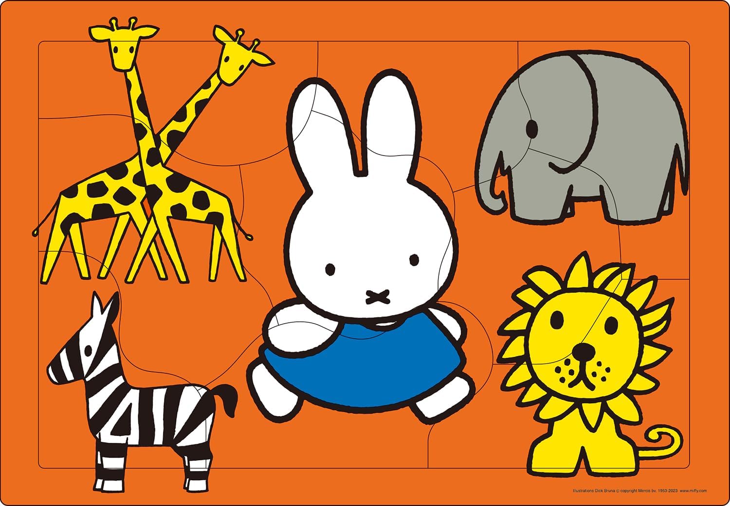 Epoch ２５－２１３ Miffy Animal Land Puzzle