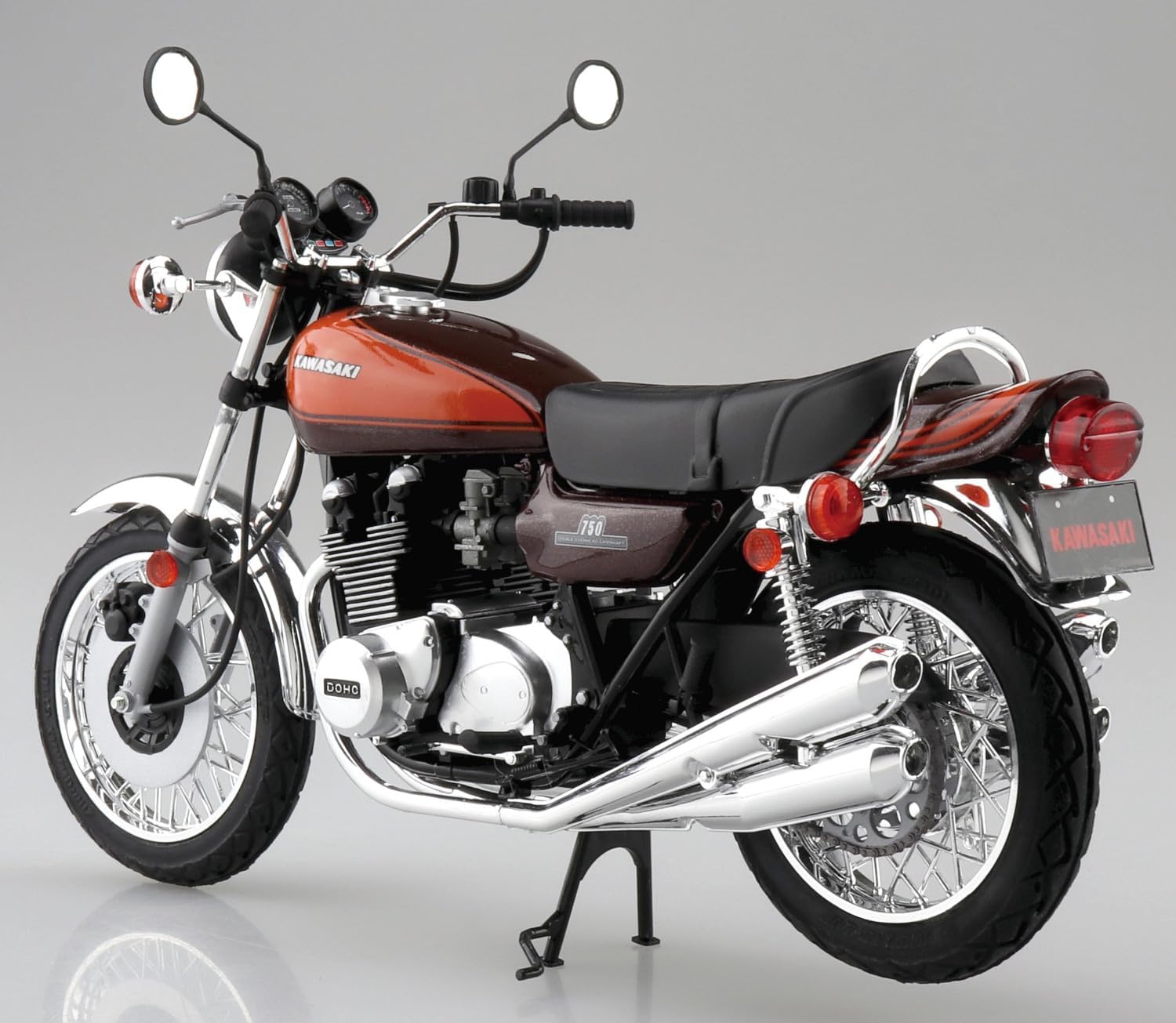 Aoshima Bunka Kyozai 1/12 The Bike Series No.43 Kawasaki Z2 750RS '73 with Custom Parts