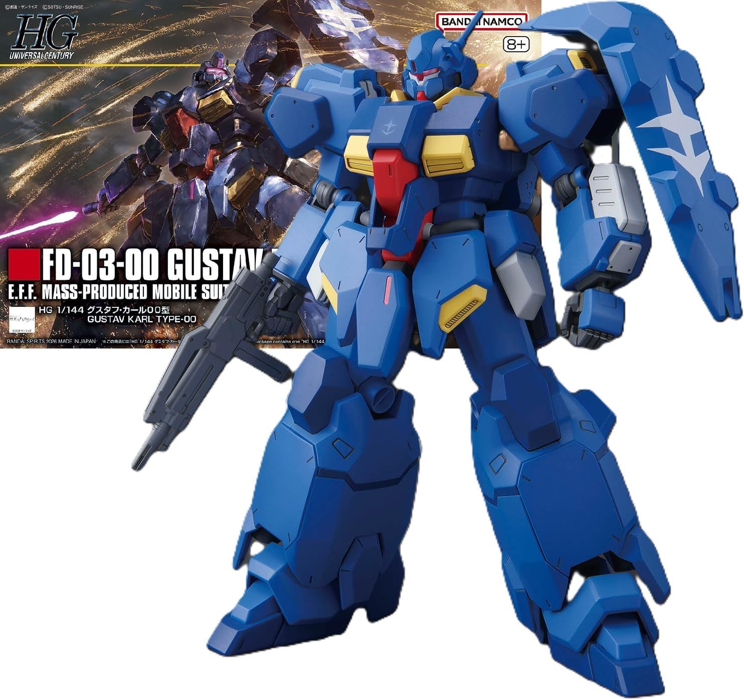 Bandai HGUC264 GUSTAV KARL TYPE-00