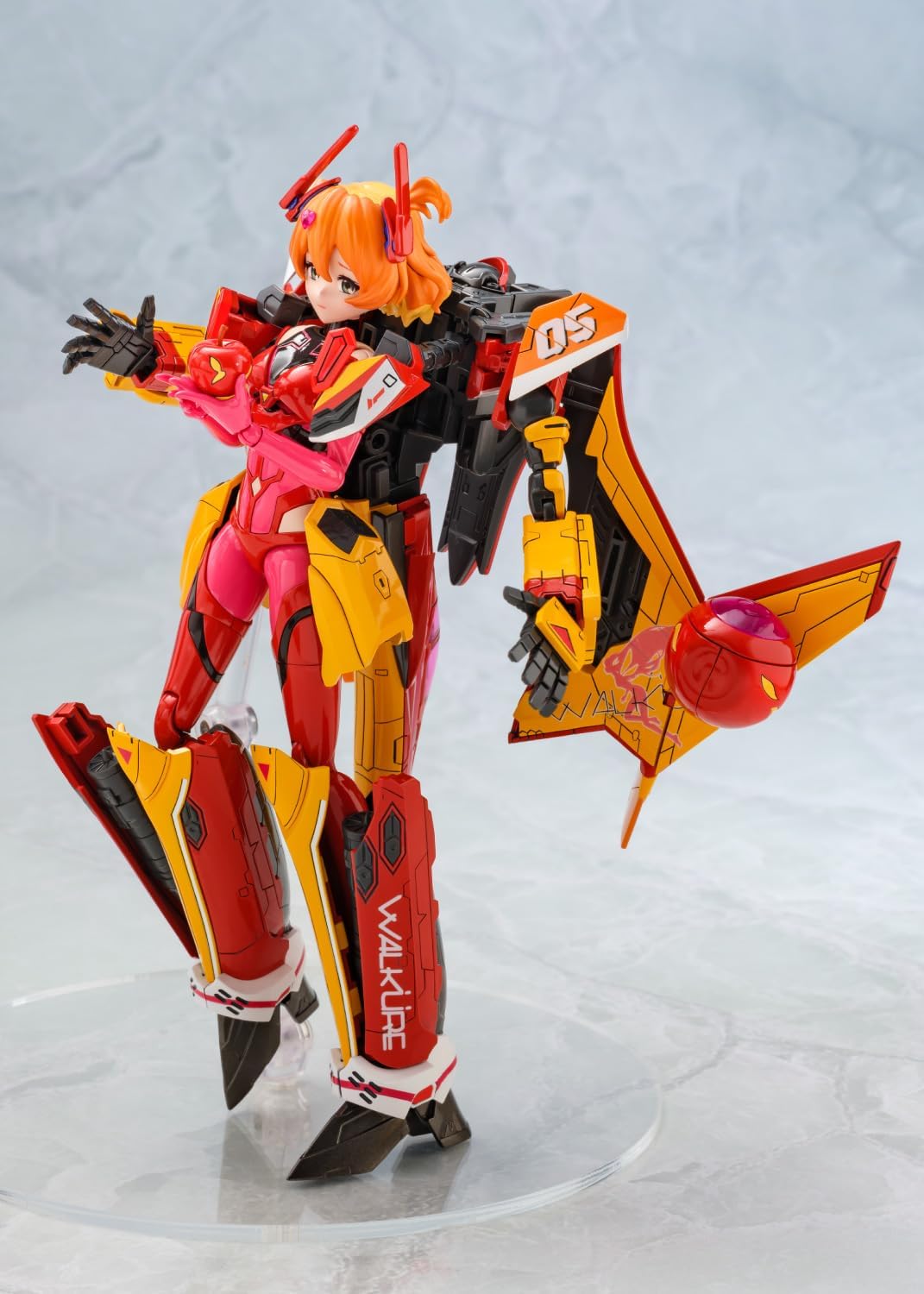 Aoshima ACKS MC-14 Bunka Kyozai VFG Macross Delta VF-31J Siegfried Freya Vion Total Height Approx. 5.6 inches (143 mm), Color Coded - BanzaiHobby