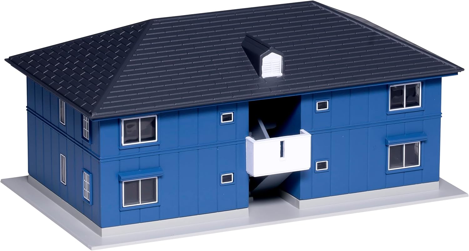 KATO 23-402D N Gauge Two-story Apartment Navy