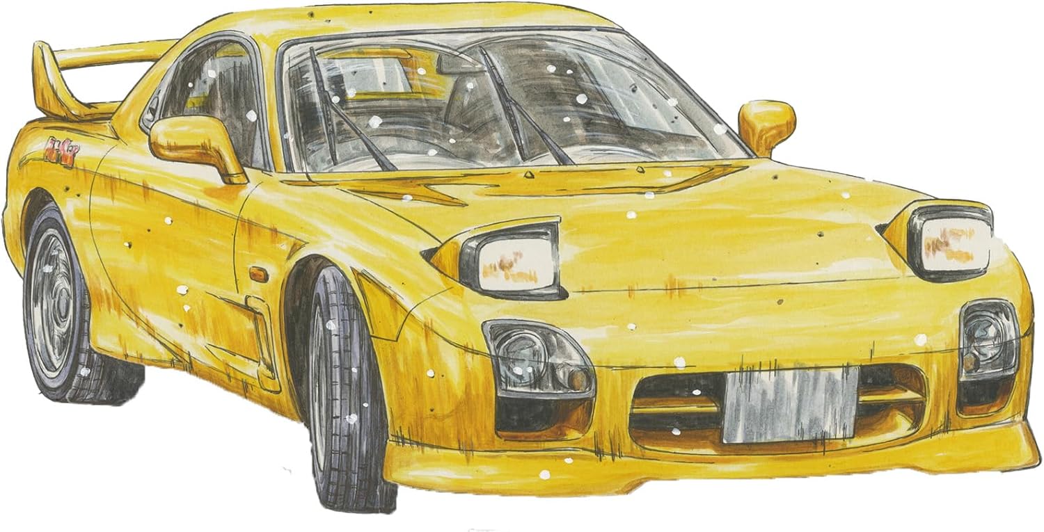 Fujimi ISD-12EX-1 1/24 FD3S RX-7 Mazdaspeed A-spec Keisuke Takahashi Special Edition (with Character Acrylic Stand) - BanzaiHobby
