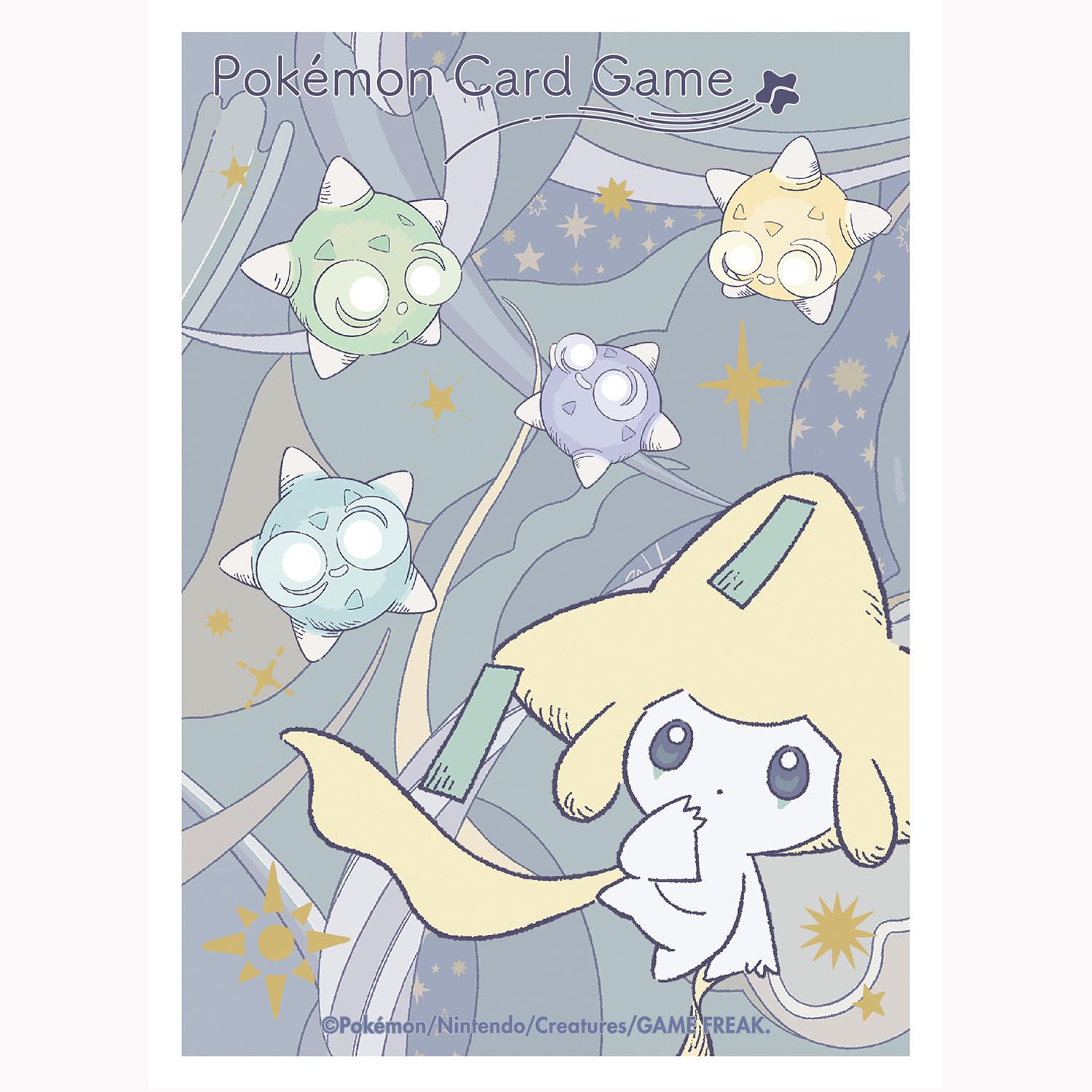 ポケモンセンターオリジナル ポケモンカードゲーム デッキシールド プレミアム・グロス ジラーチ星つなぎ【ホワイト】