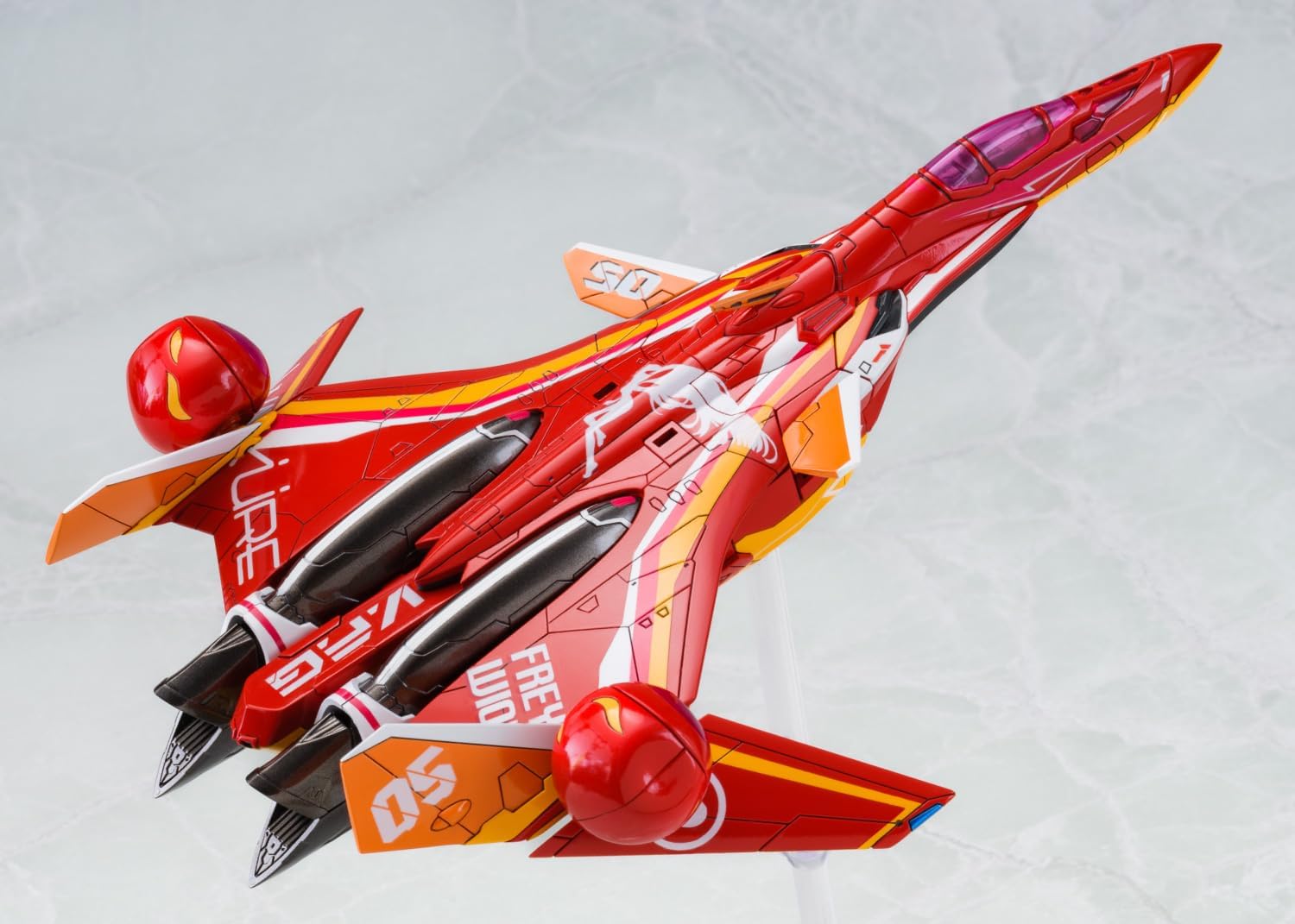 Aoshima ACKS MC-14 Bunka Kyozai VFG Macross Delta VF-31J Siegfried Freya Vion Total Height Approx. 5.6 inches (143 mm), Color Coded - BanzaiHobby