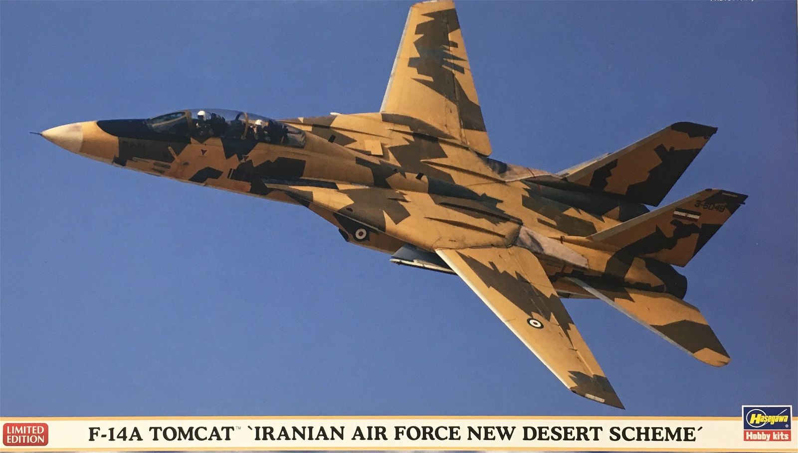 Hasegawa 1/72F-14A Tomcat Iran Air Force New Desert Scheme - BanzaiHobby