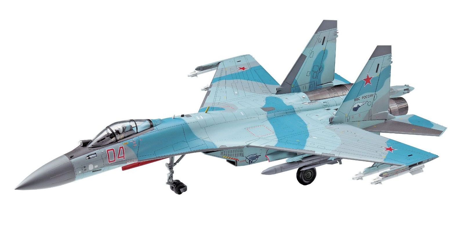 Hasegawa E44 Su-35S Flanker 1/72 - BanzaiHobby