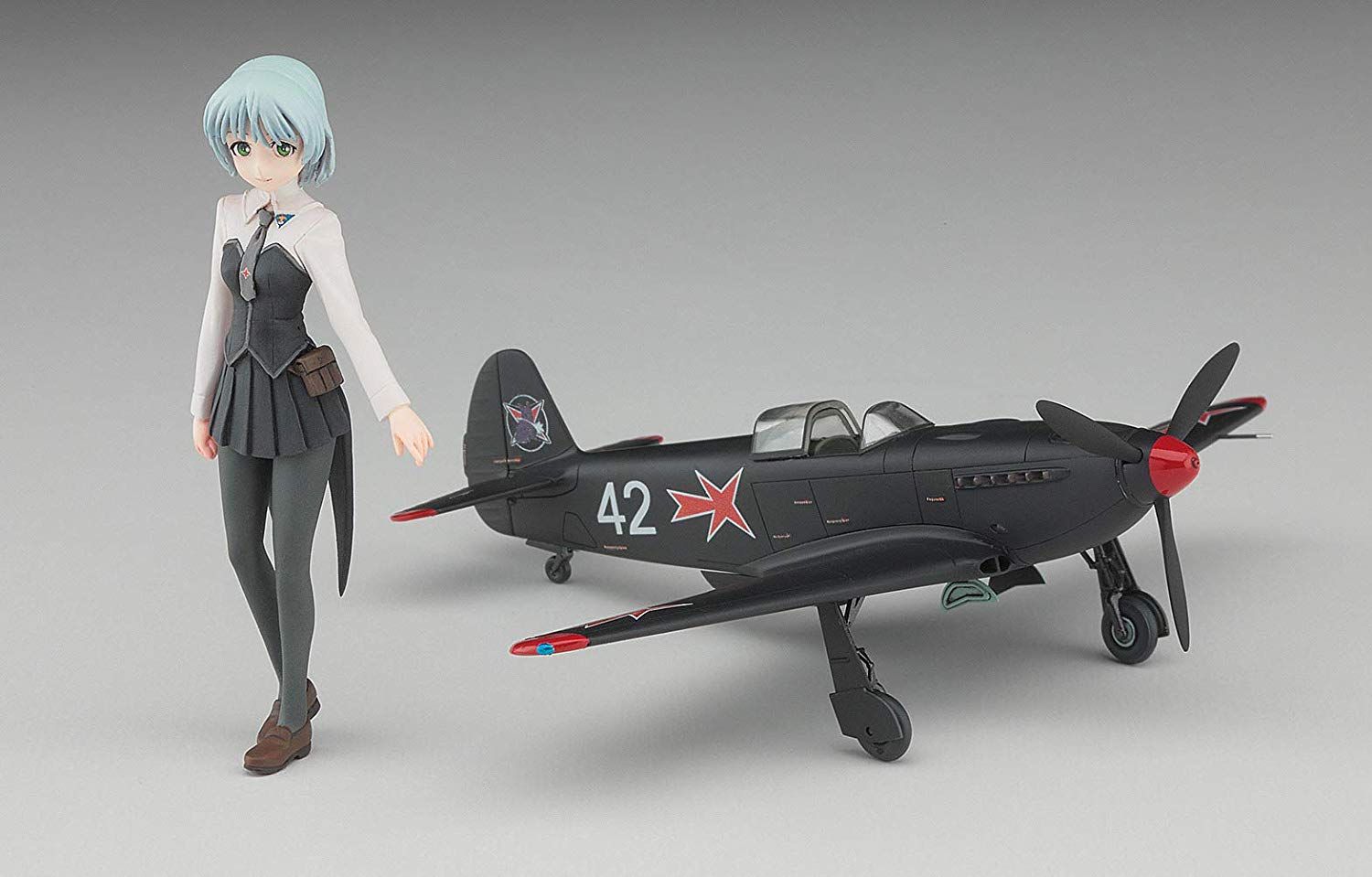 Hasegawa Strike Witches Sanya V.Litvyak w/Yakovlev Yak-3 (1/72) - BanzaiHobby