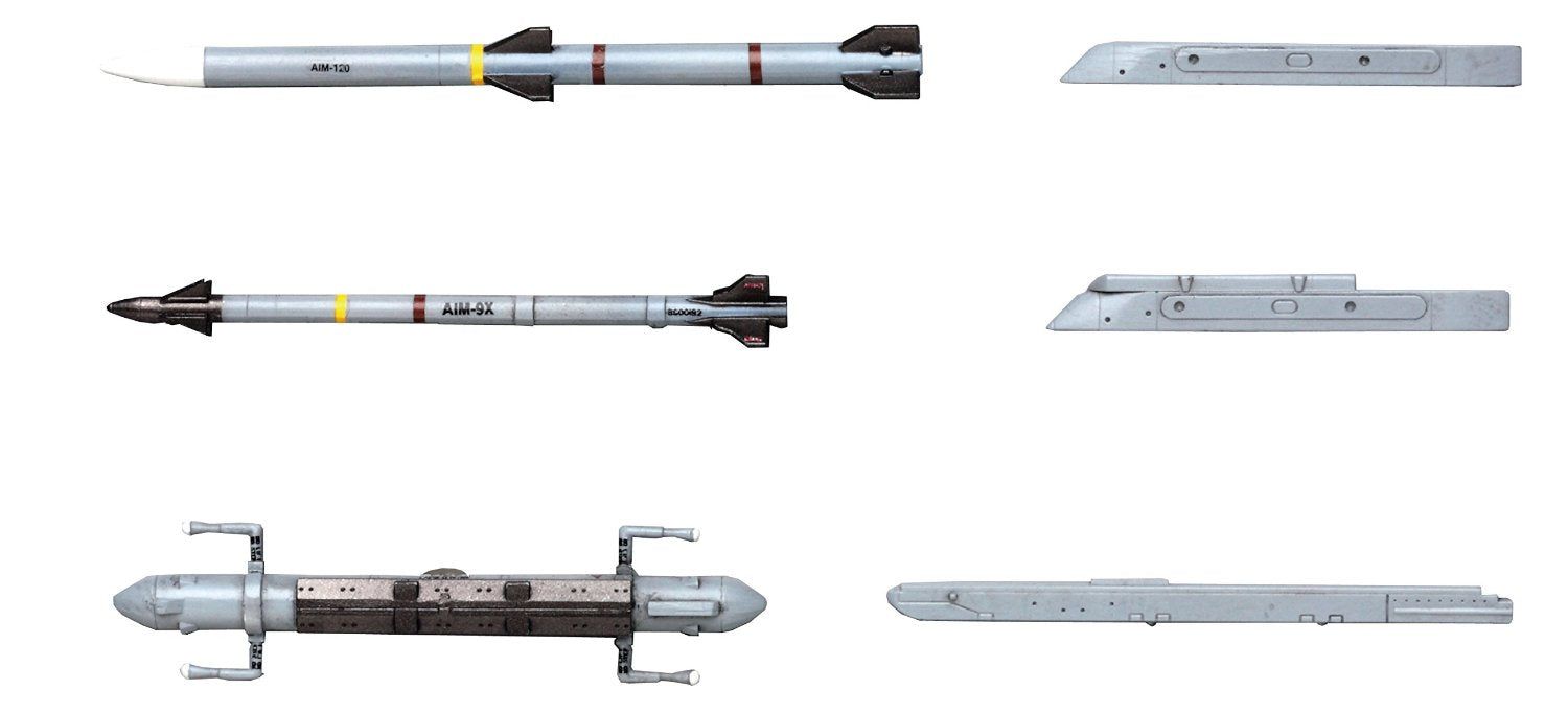 Hasegawa U.S.Aircraft Weapons VIII AAM & Jamming Pod 1/72 - BanzaiHobby