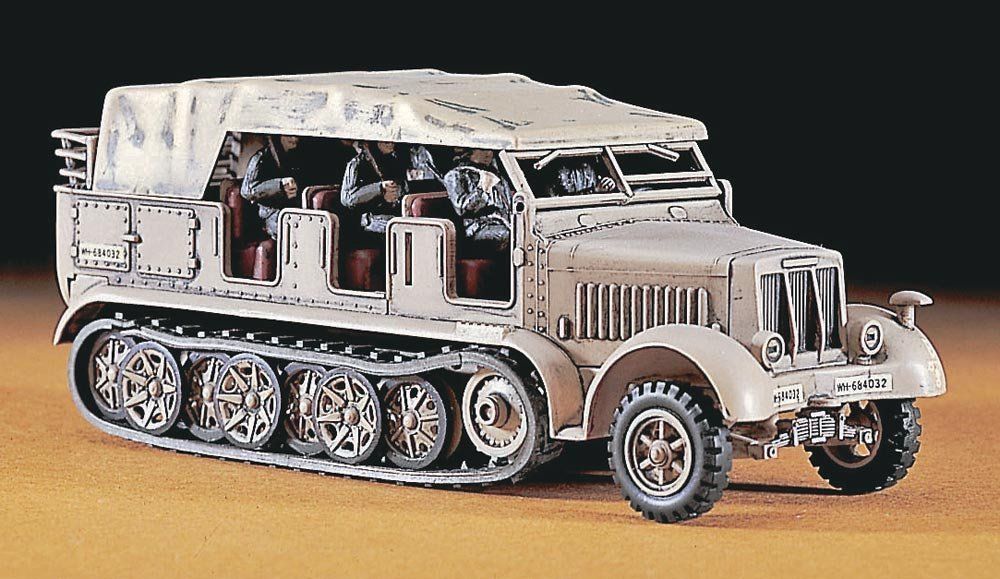 Hasegawa 1/72 8 Ton Half Track Sd.Kfz 78 - BanzaiHobby