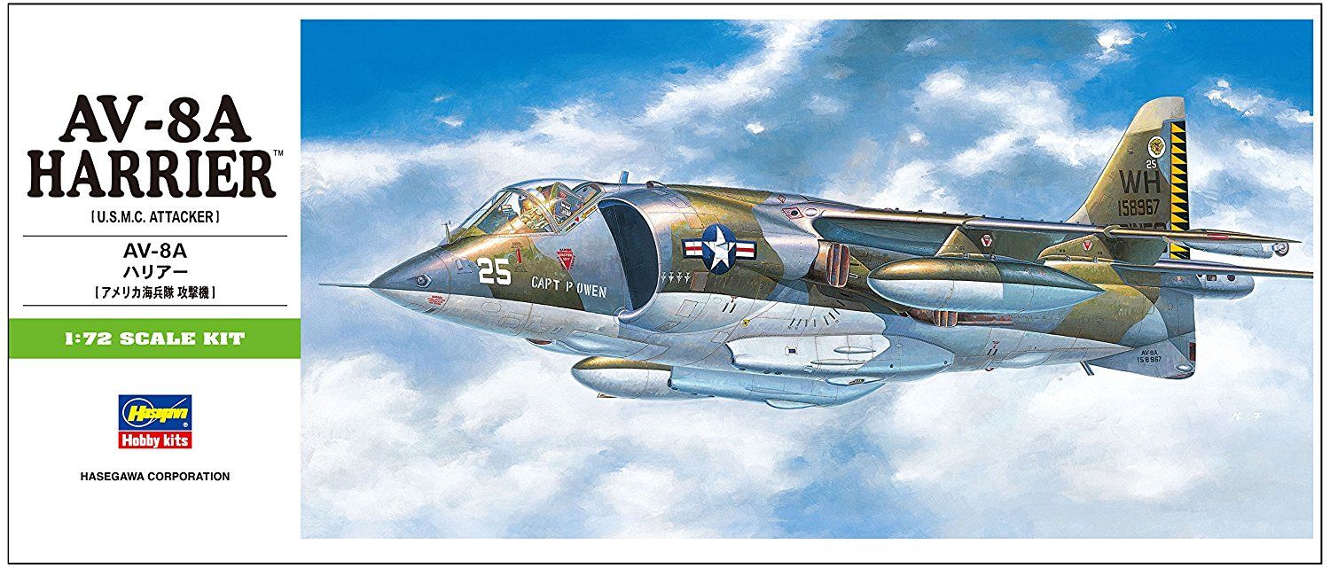 Hasegawa 1/72 AV-8A Harrier - BanzaiHobby