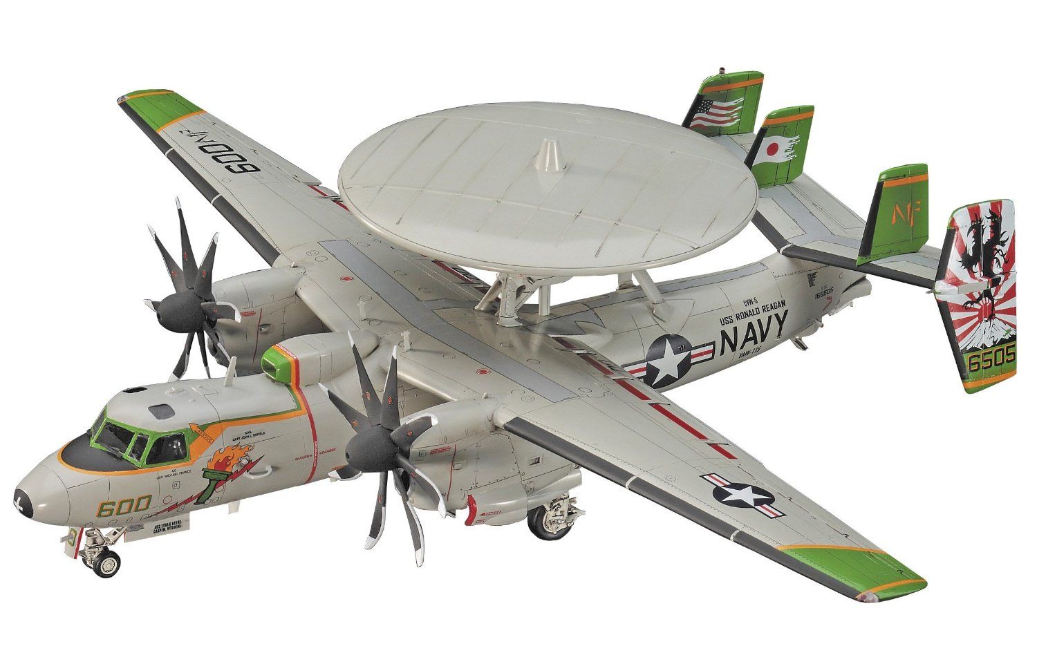 Hasegawa 1/72 E-2C Hawkeye 2000 SS Ronald Reagan CVW-5 CAG - BanzaiHobby