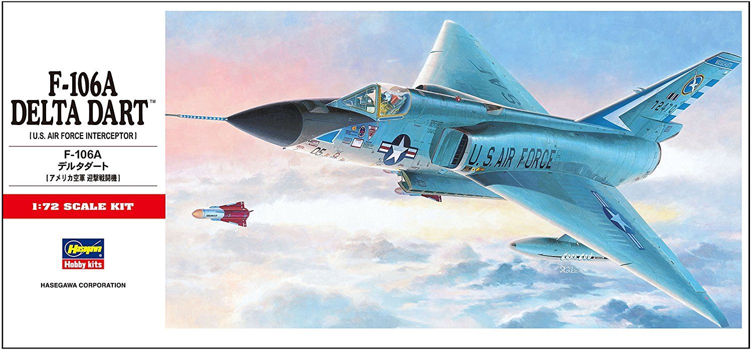 Hasegawa 1/72 F-106A Delta Dart - BanzaiHobby