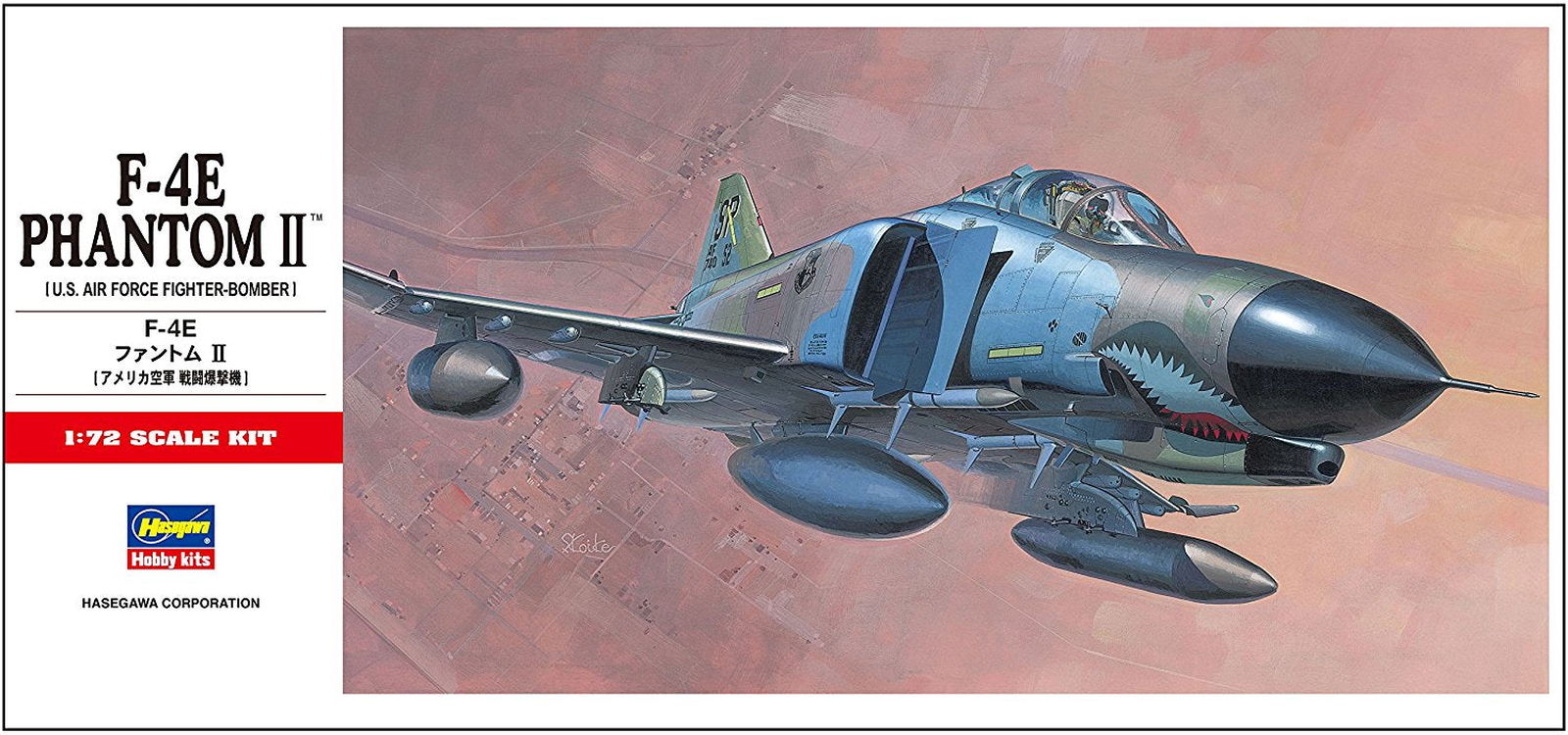 Hasegawa [PO FEB 2023] 1/72 F-4E Phantom II - BanzaiHobby