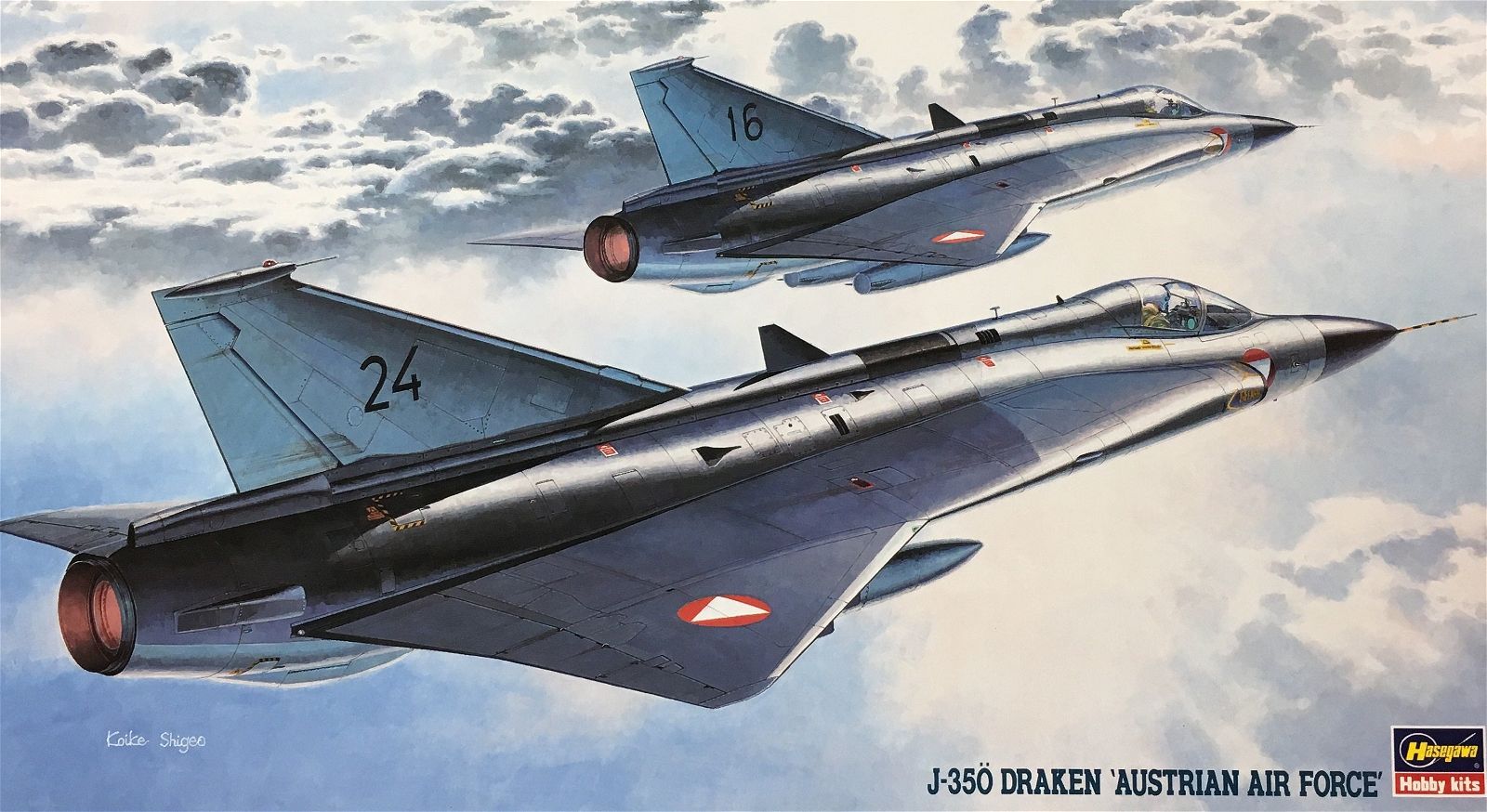 Hasegawa 1/72 J-35O Draken Austria Air Force - BanzaiHobby