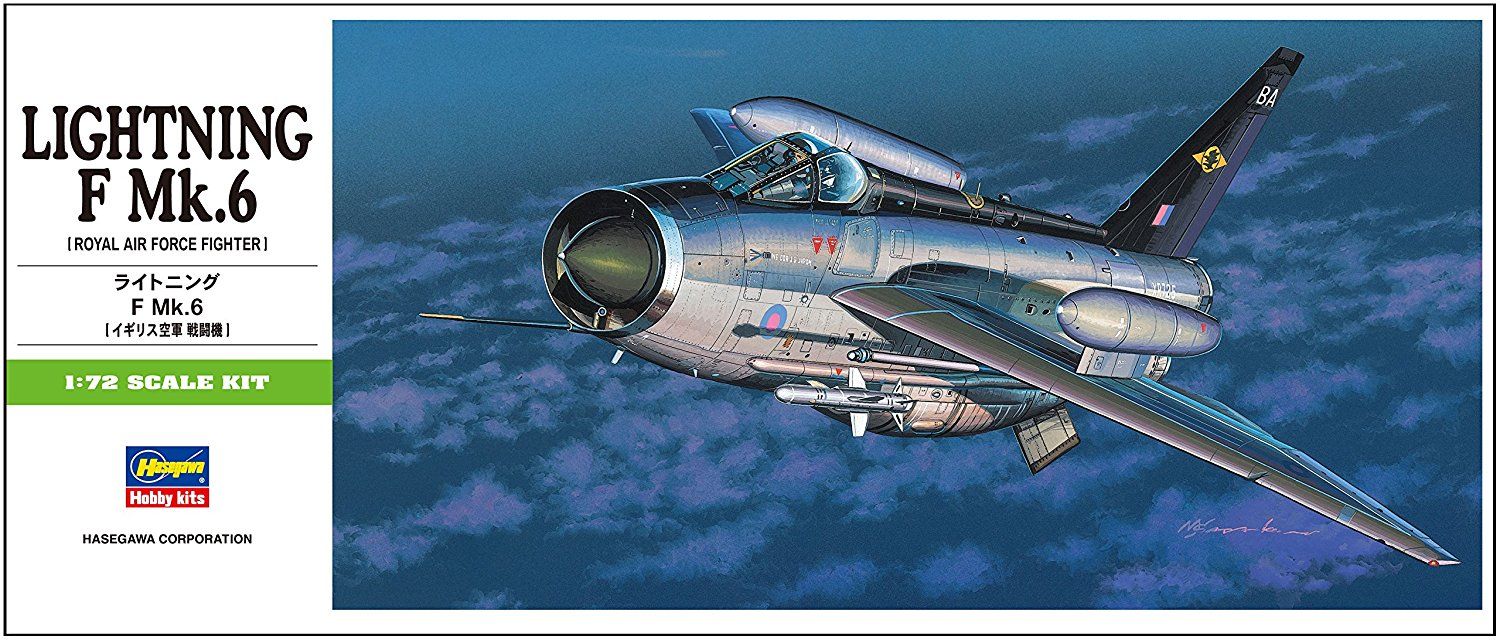 Hasegawa 1/72 Lighting F Mk.6 - BanzaiHobby