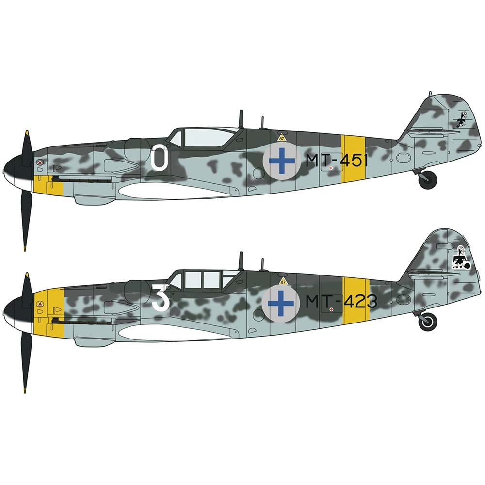 Hasegawa 1/72 Messerschmitt Bf109G-6 `FAF Aces Combo` 2 Set - BanzaiHobby
