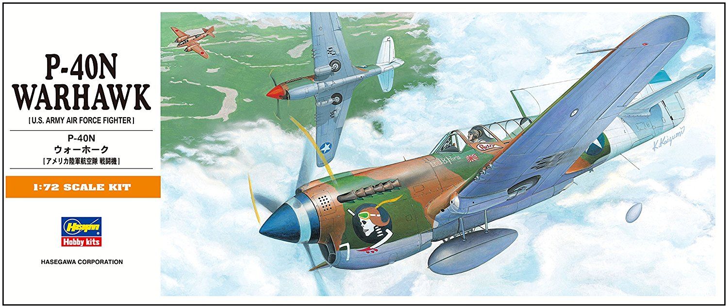 Hasegawa 1/72 P-40N Warhawk - BanzaiHobby