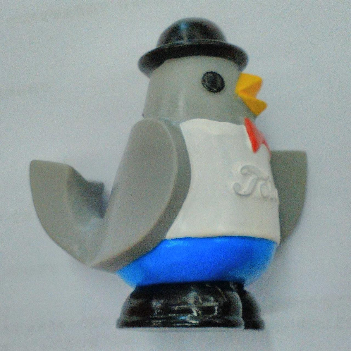 East pigeon Pigeon Soft Vinyl Piggy Bank Coin Bank Tohato Biscuit marked