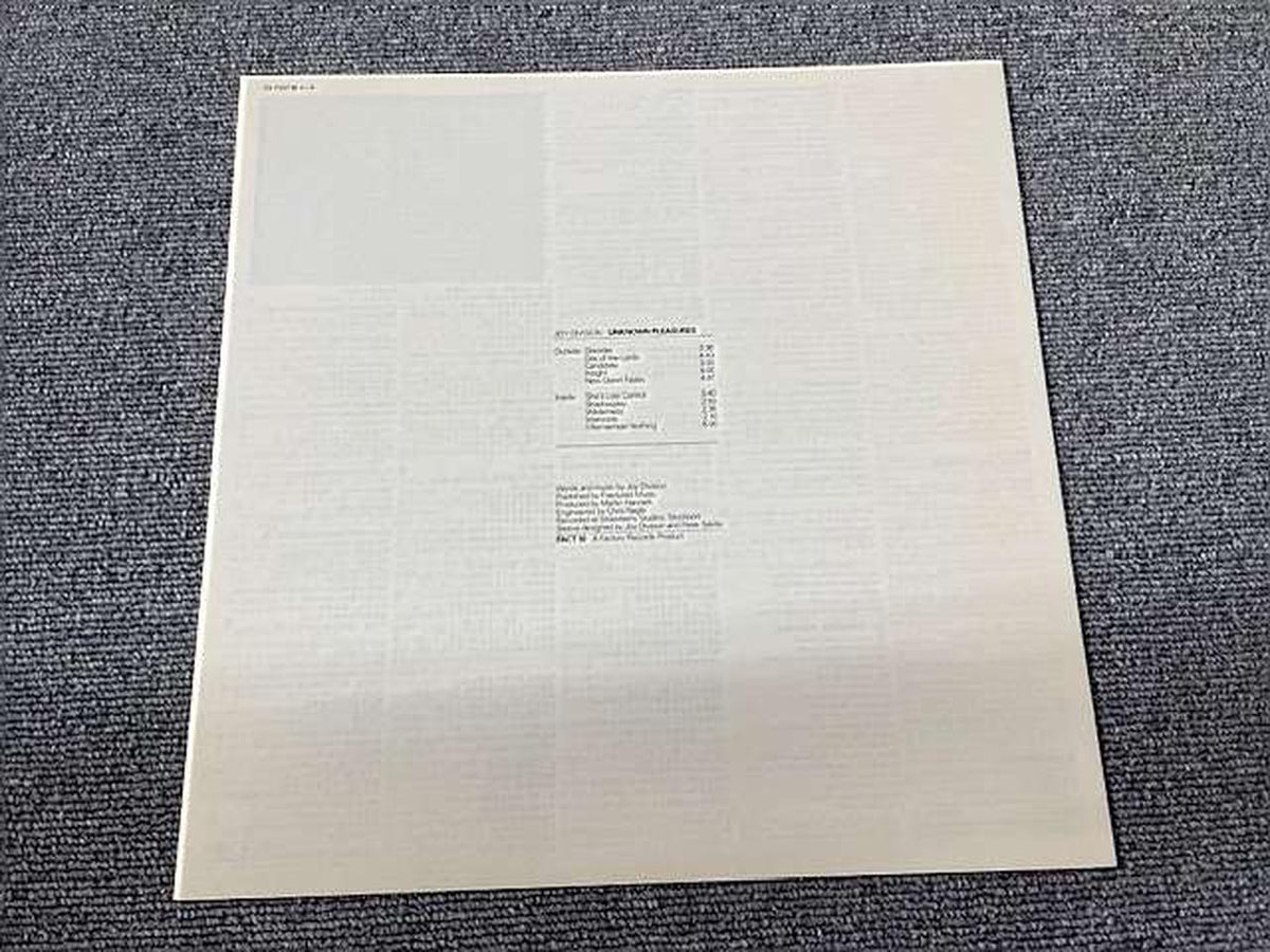CLUMBIA JOY DIVISION UNKNOWN PLEASURES YX-7337-AX UNKNOWN PLEASURES
