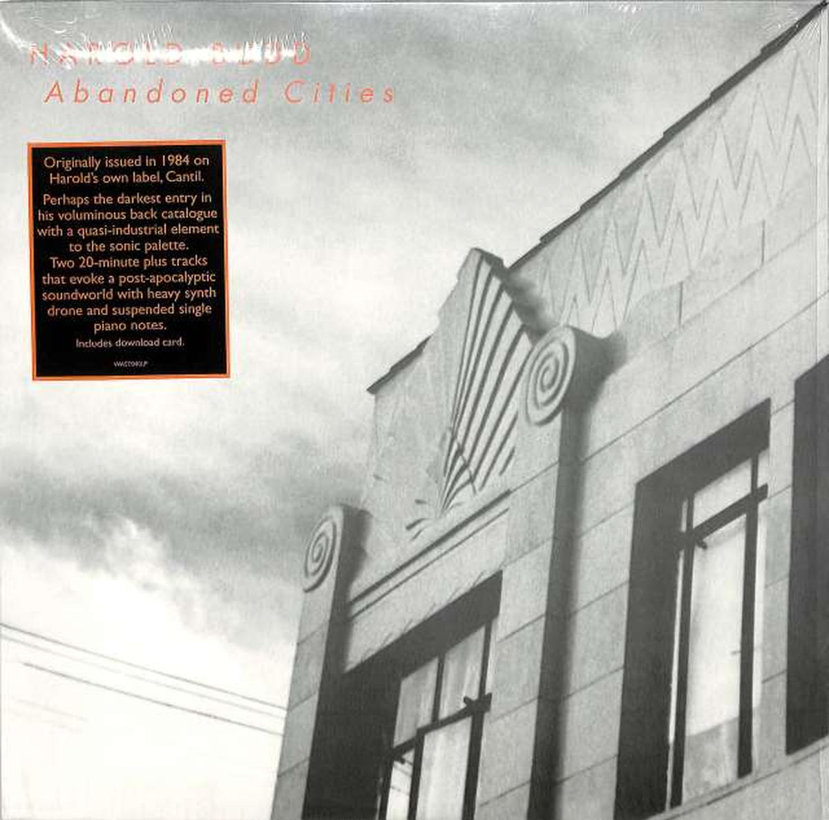 ALL SAINTS Harold Budd "ABANDONED CITIES" Harold Budd "ABANDONED CITIES"