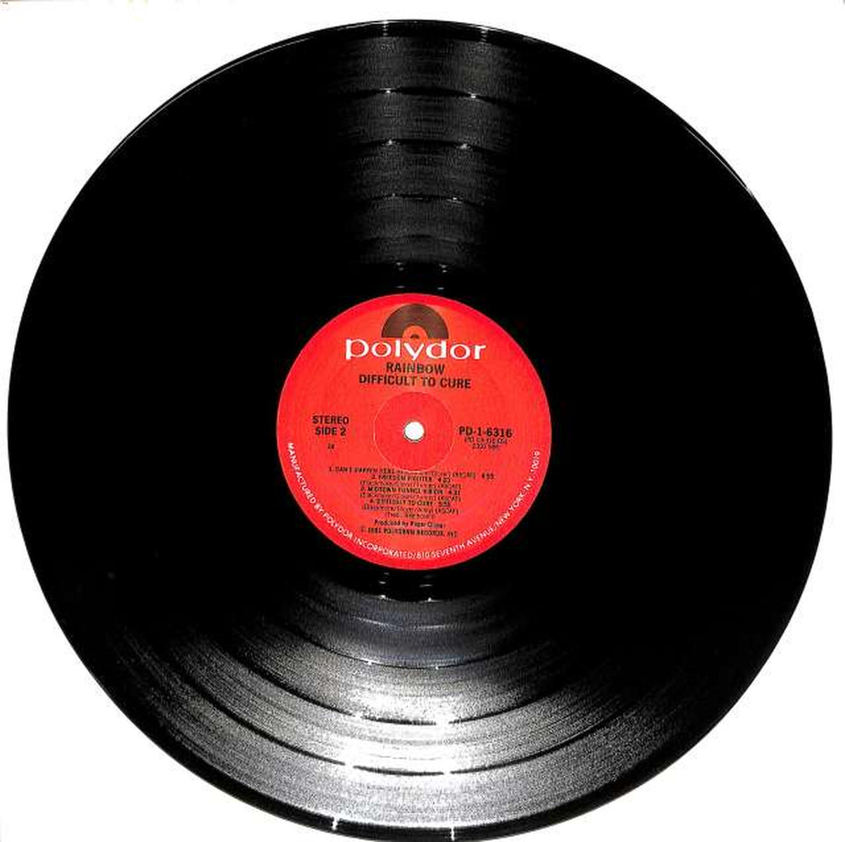 POLYDOR Rainbow 'DIFFICULT TO CURE' PD-1-6316