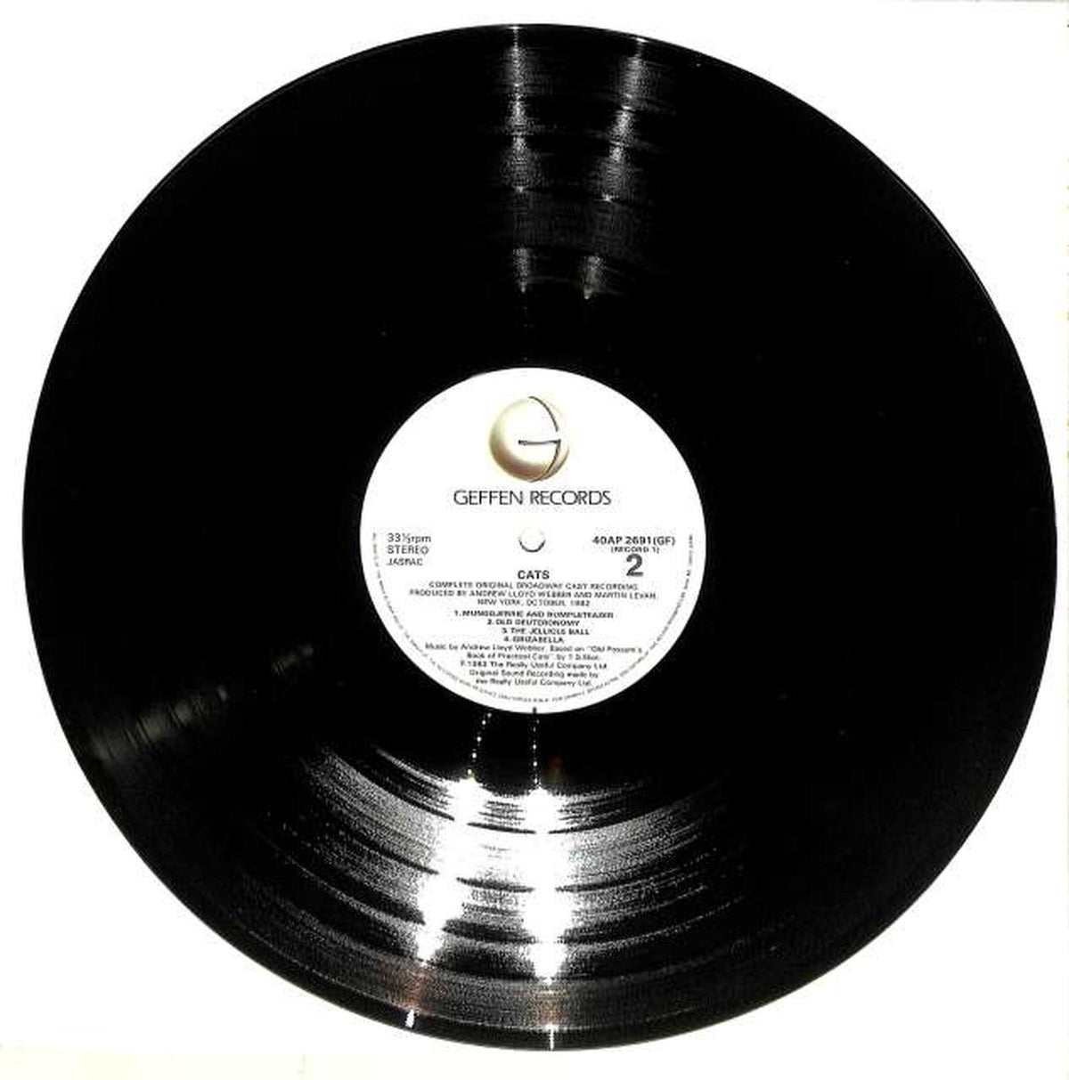 CBS Sony Soundtrack "Cats" 40AP 2691/2