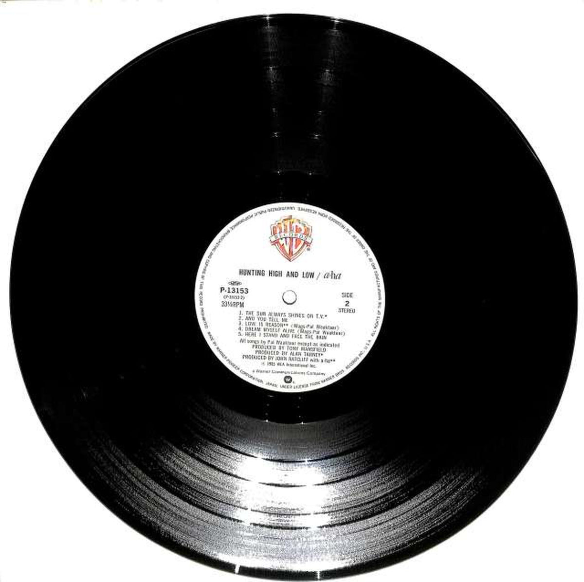 Warner Pioneer Aher 'Hunting High and Low' P-13153