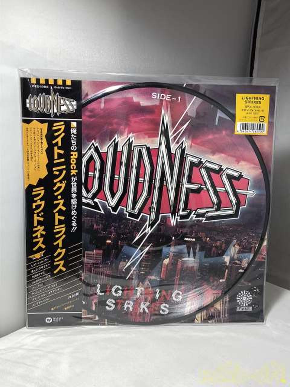 WARNER MUSIC Picture Record WPJL-10104 Lightning Strikes/Loudness