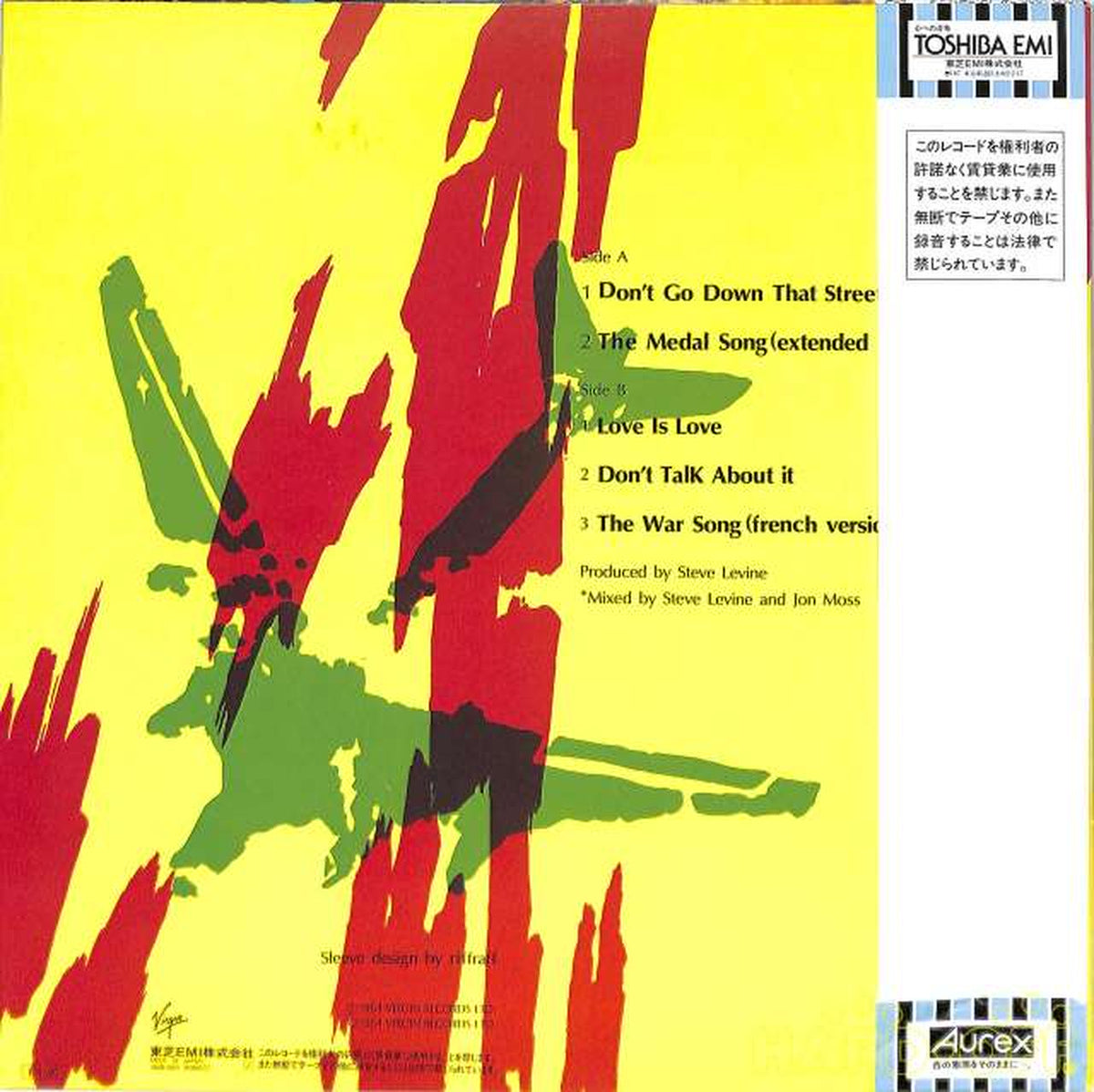 Toshiba EMI Culture Club 'Love Is Love' 18VB-1023