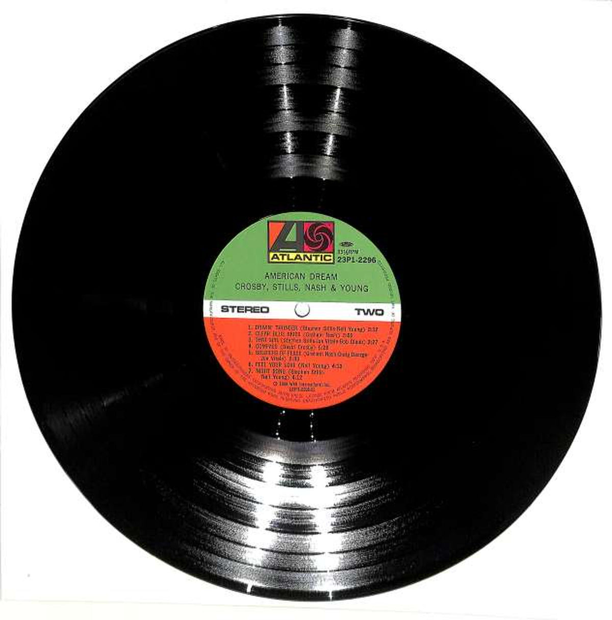 Warner Pioneer Crosby Stills Nash & Young "American Dory 23P1-2296"