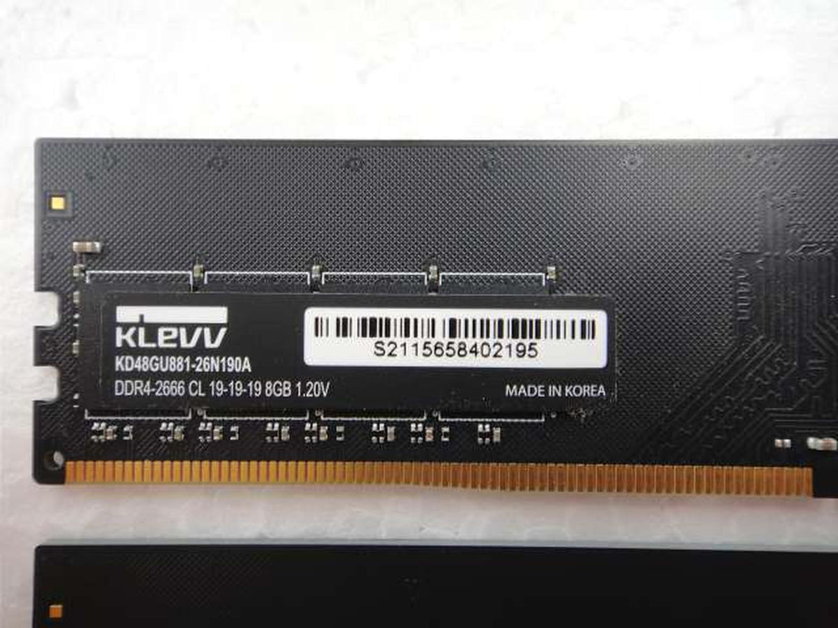 KLEVV DDR4 (PC4)-2666 8GBx2 (Total 16GB) KD48GU881-26N190A