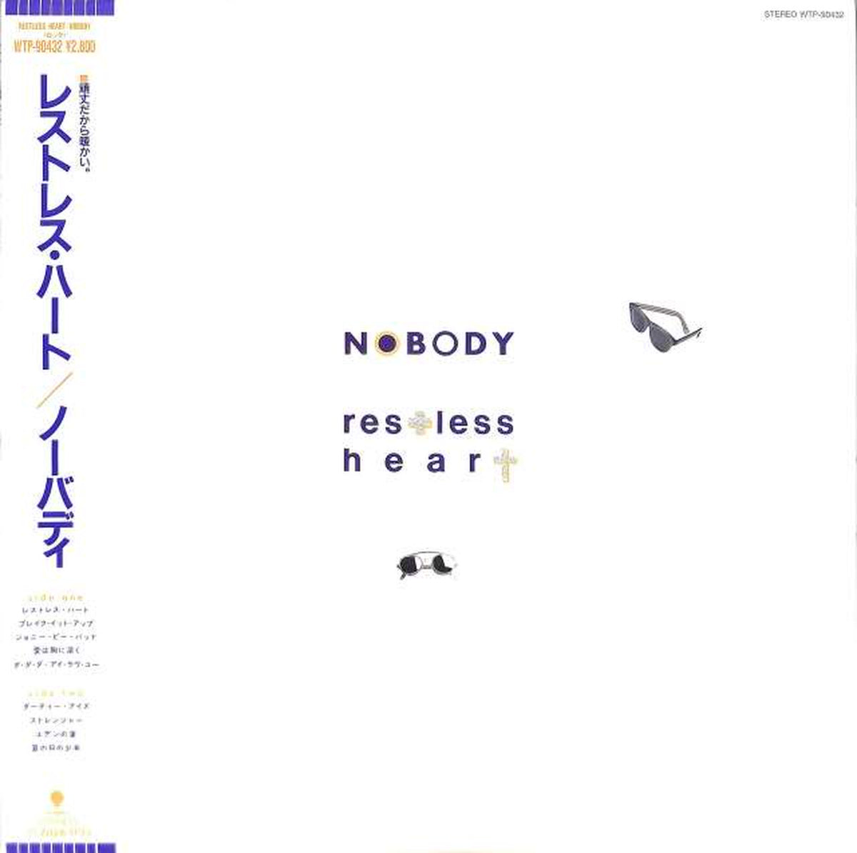 Toshiba EMI Nobody 'Restless Heart' WTP-90432