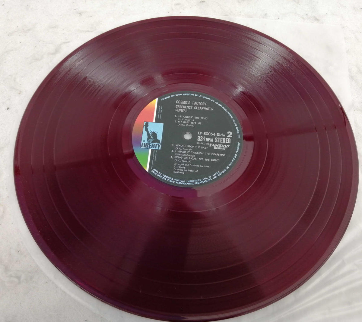 CREEDENCE CLEARWATER REVIVAL Western Music LP Cosmos Factory