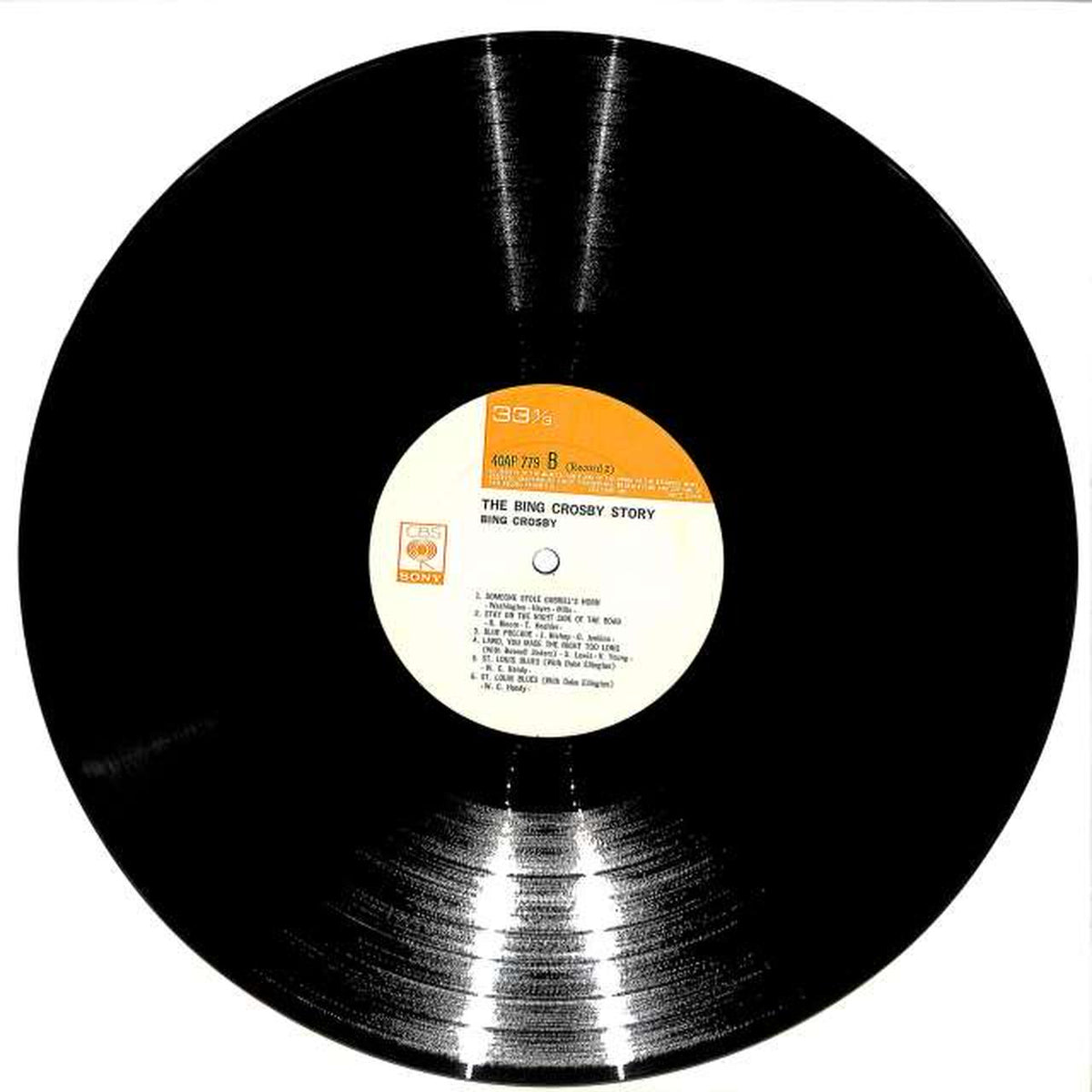 CBS Sony Bing Crosby "Bing Crosby Story" 40AP 778/9