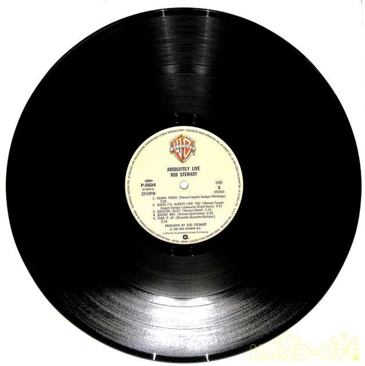 Warner Pioneer Rod Stewart 'Absolute Live' P-5603~4 2LP
