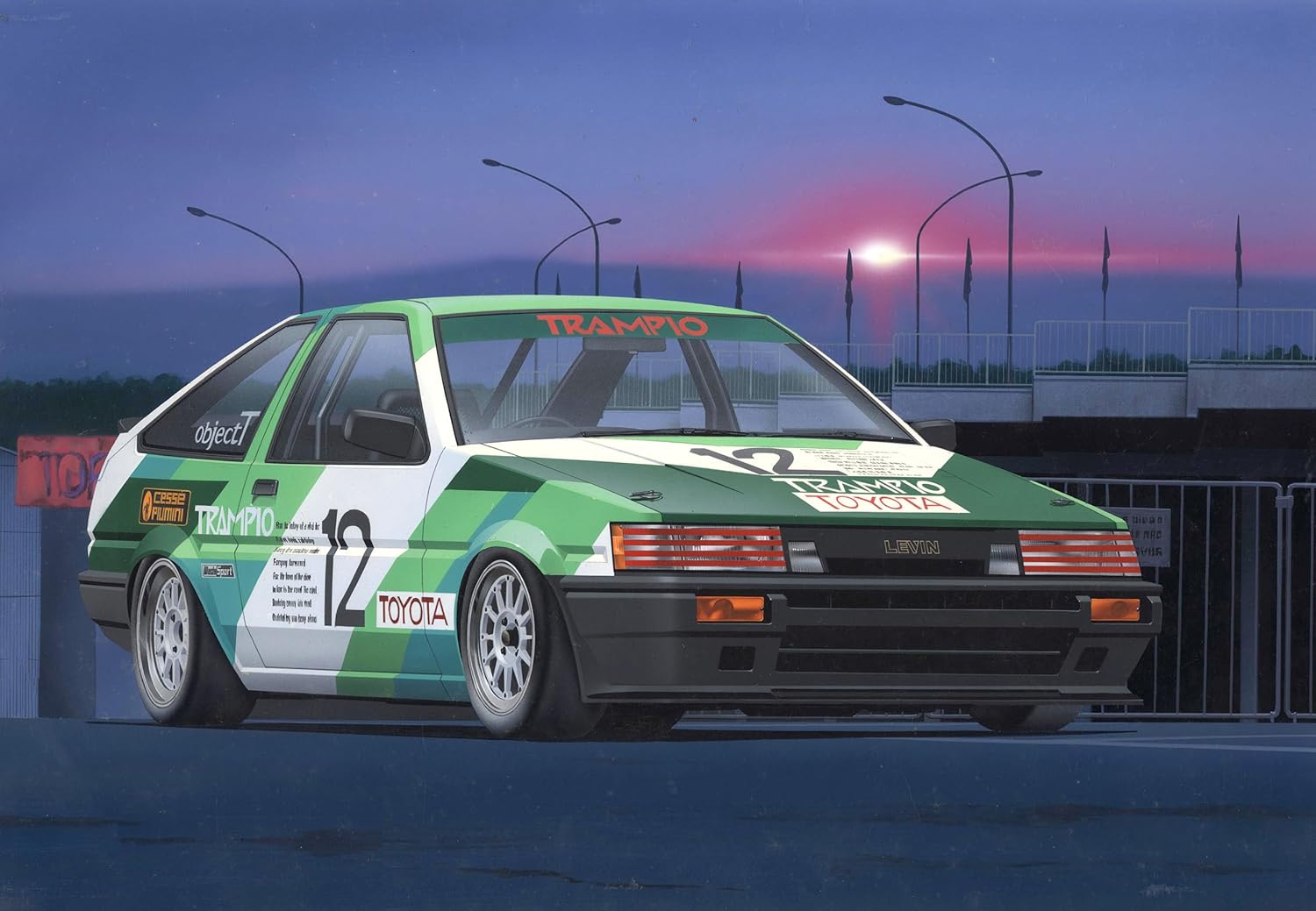 Fujimi 047843 1/24 Inch Up Series No. 320 Trampio AE86 Levin - BanzaiHobby