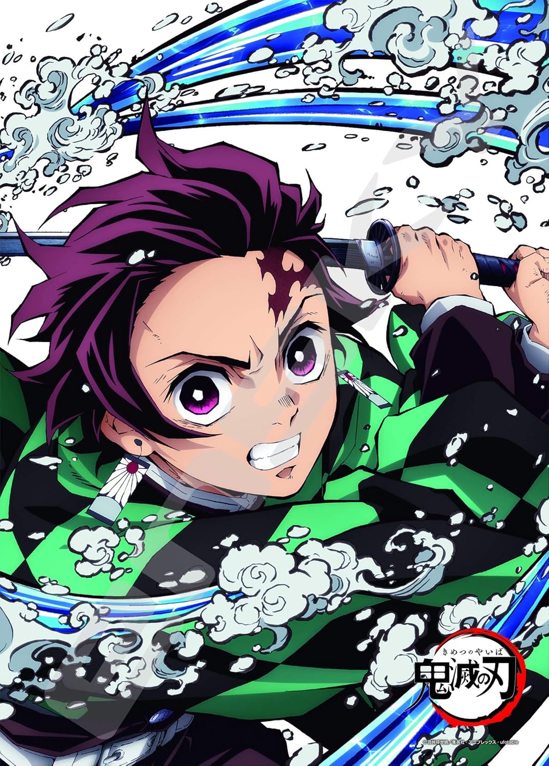 Ensky 500-350 Tanjiro Kamado - Demon slayer (Puzzle, 500 Pieces, 38 x 53 cm)