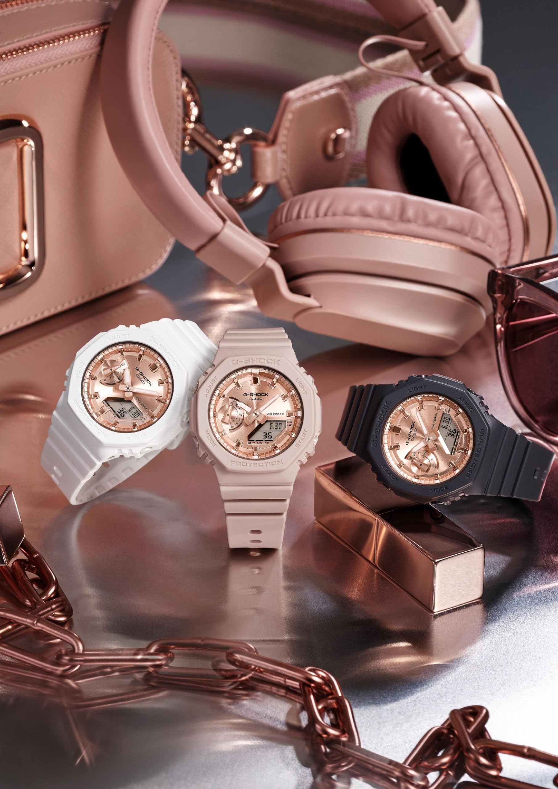[カシオ] 腕時計 ジーショック 【国内正規品】 ミッドサイズモデル GMA-S2100MD-7AJF レディース ホワイト - BanzaiHobby