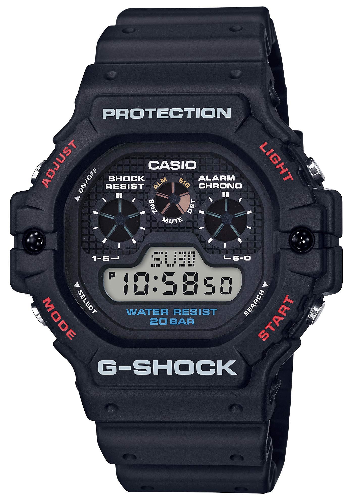 [カシオ] 腕時計 ジーショック 【国内正規品】 DW-5900-1JF メンズ ブラック - BanzaiHobby