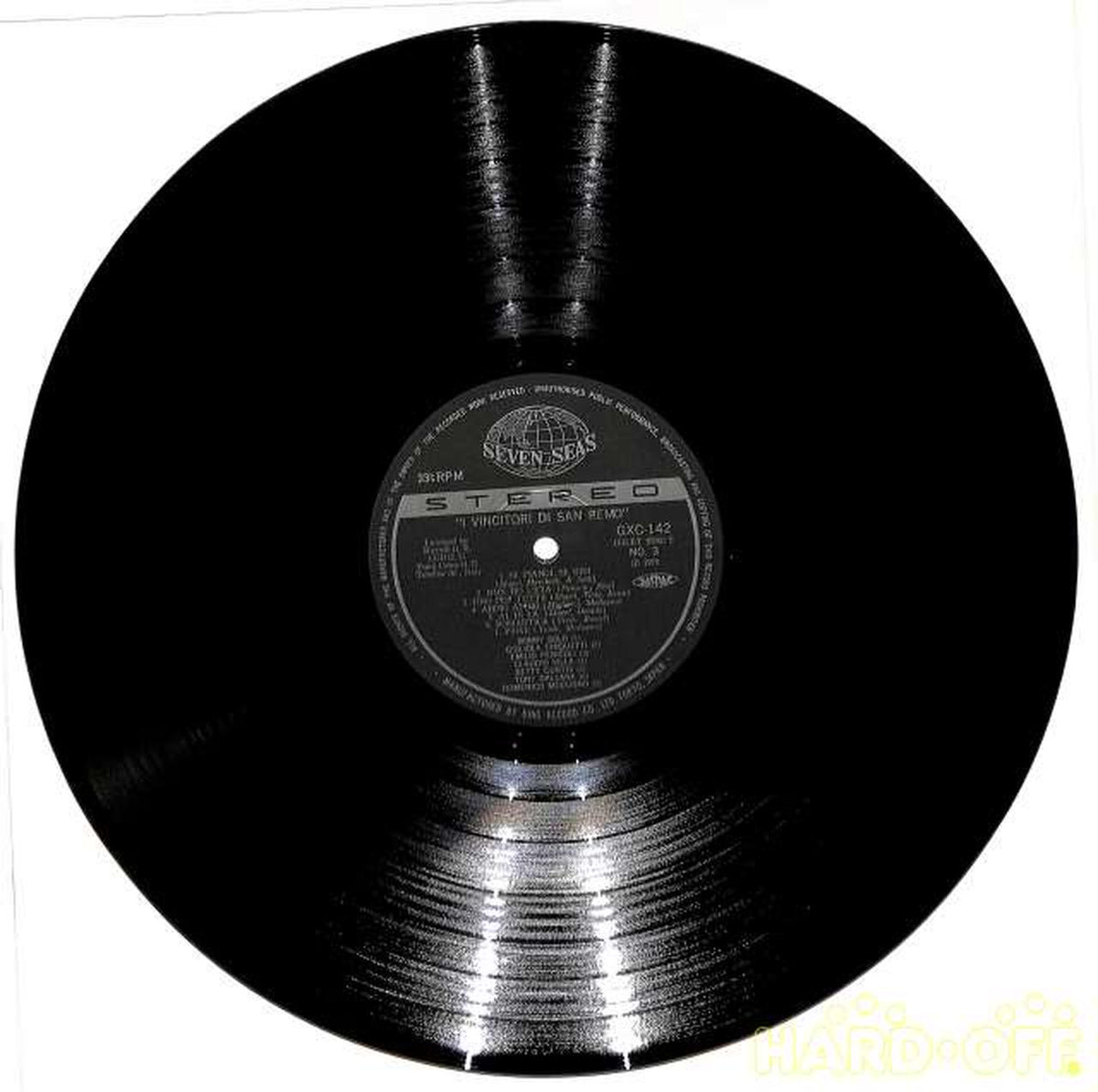 King Records All of Sun Remo Winning Songs (Omnibus) GXC-141~2 2LP
