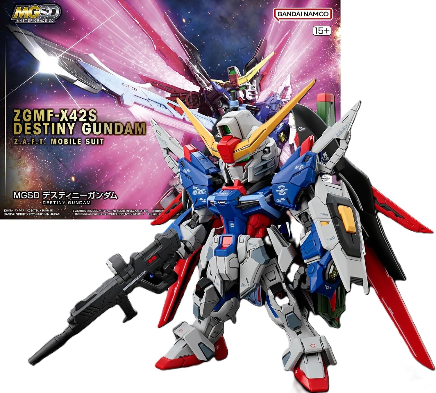 Bandai MGSD ZGMF-X42S Destiny Gundam - BanzaiHobby